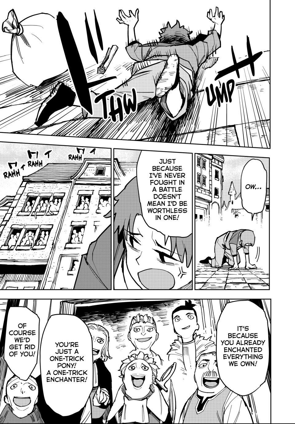 The Exiled Cheating Magician Enjoys a Carefree Second Life.: I Can Grant “Reinforcement Points” Not Only to Weapons, but to Anything, and I Can Revoke the Effects at Any Time I Choose. But Are Those Left Behind Okay? Chapter 1 page 13 - 