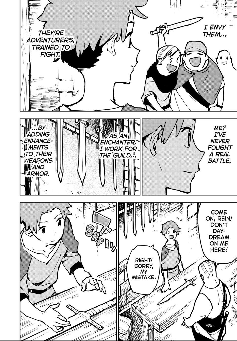 The Exiled Cheating Magician Enjoys a Carefree Second Life.: I Can Grant “Reinforcement Points” Not Only to Weapons, but to Anything, and I Can Revoke the Effects at Any Time I Choose. But Are Those Left Behind Okay? Chapter 1 page 6 - 
