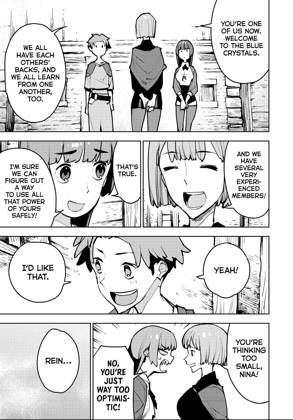 The Exiled Cheating Magician Enjoys a Carefree Second Life.: I Can Grant “Reinforcement Points” Not Only to Weapons, but to Anything, and I Can Revoke the Effects at Any Time I Choose. But Are Those Left Behind Okay? Chapter 1 page 51 - 