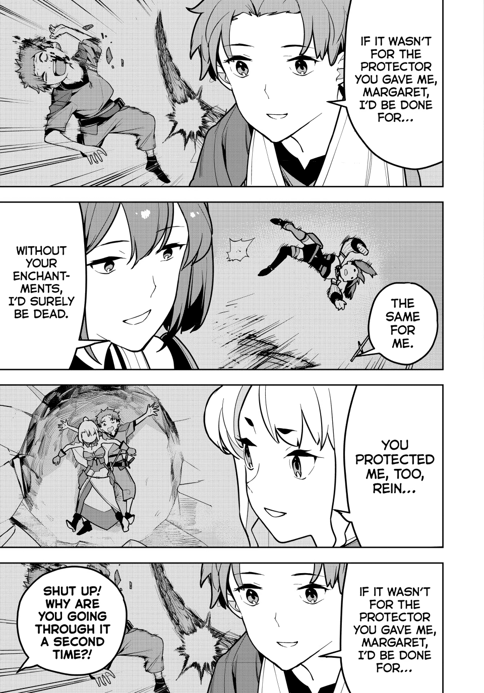 The Exiled Cheating Magician Enjoys a Carefree Second Life.: I Can Grant “Reinforcement Points” Not Only to Weapons, but to Anything, and I Can Revoke the Effects at Any Time I Choose. But Are Those Left Behind Okay? Chapter 10 page 1 - 