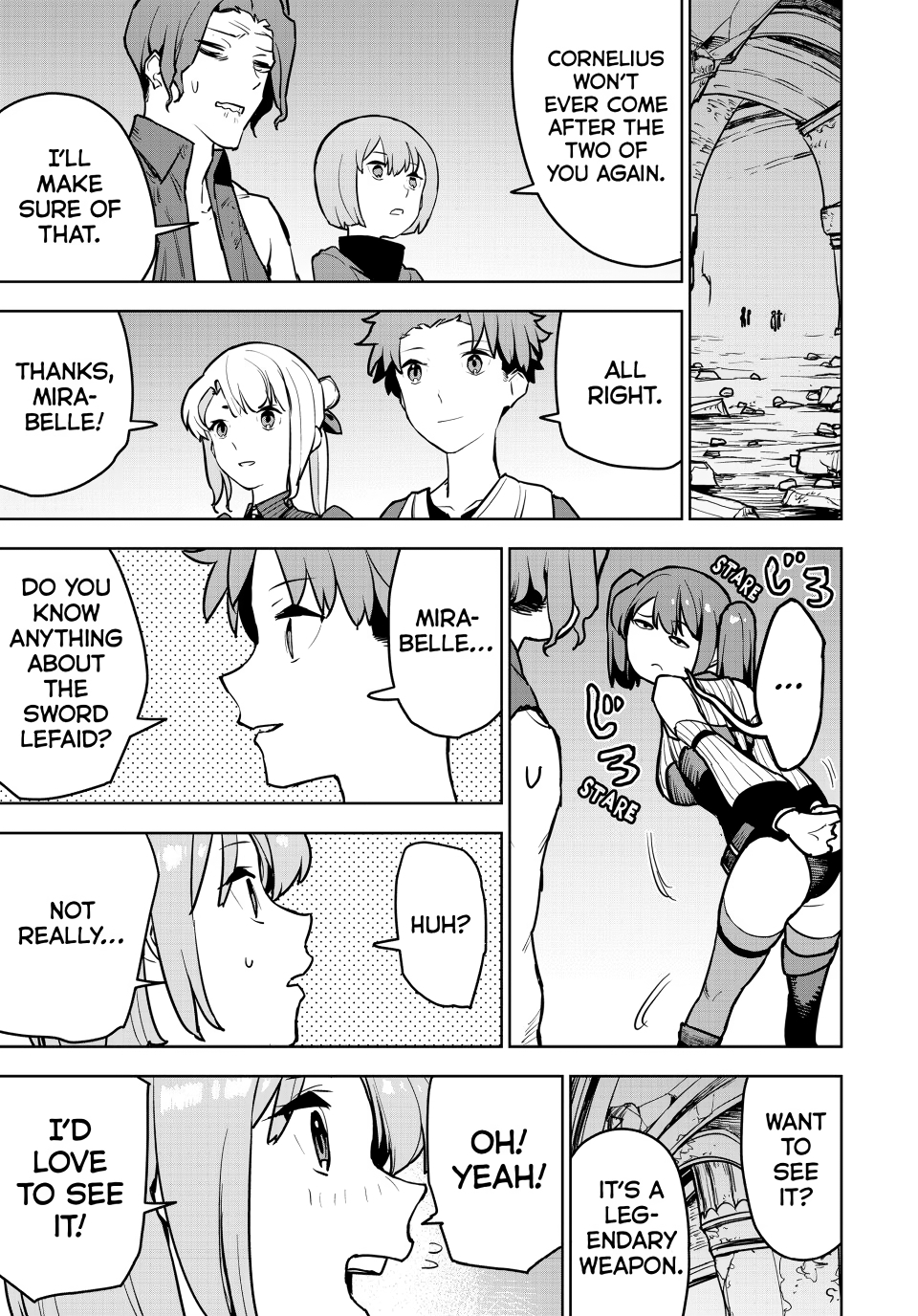 The Exiled Cheating Magician Enjoys a Carefree Second Life.: I Can Grant “Reinforcement Points” Not Only to Weapons, but to Anything, and I Can Revoke the Effects at Any Time I Choose. But Are Those Left Behind Okay? Chapter 10 page 33 - 