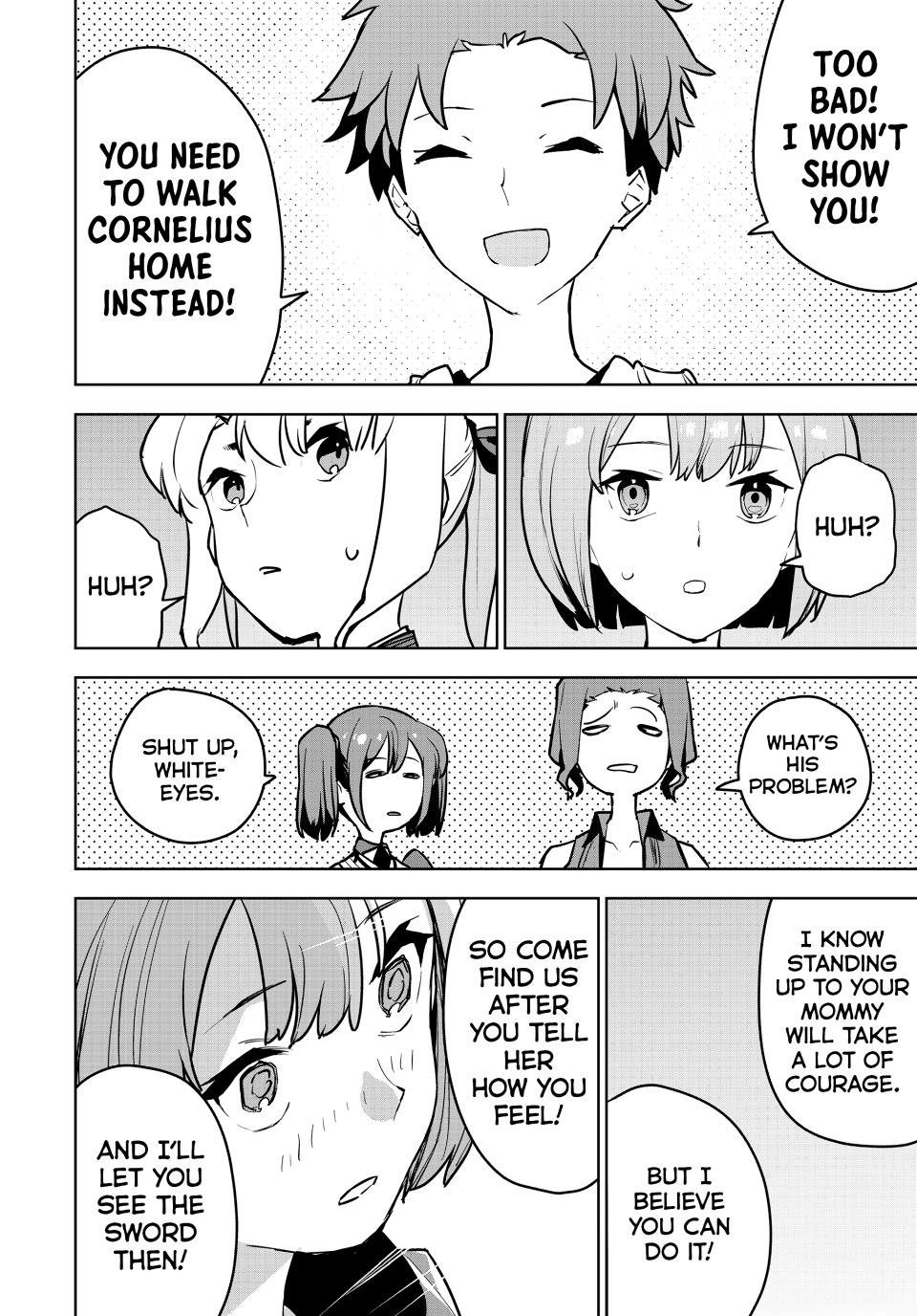 The Exiled Cheating Magician Enjoys a Carefree Second Life.: I Can Grant “Reinforcement Points” Not Only to Weapons, but to Anything, and I Can Revoke the Effects at Any Time I Choose. But Are Those Left Behind Okay? Chapter 10 page 34 - 
