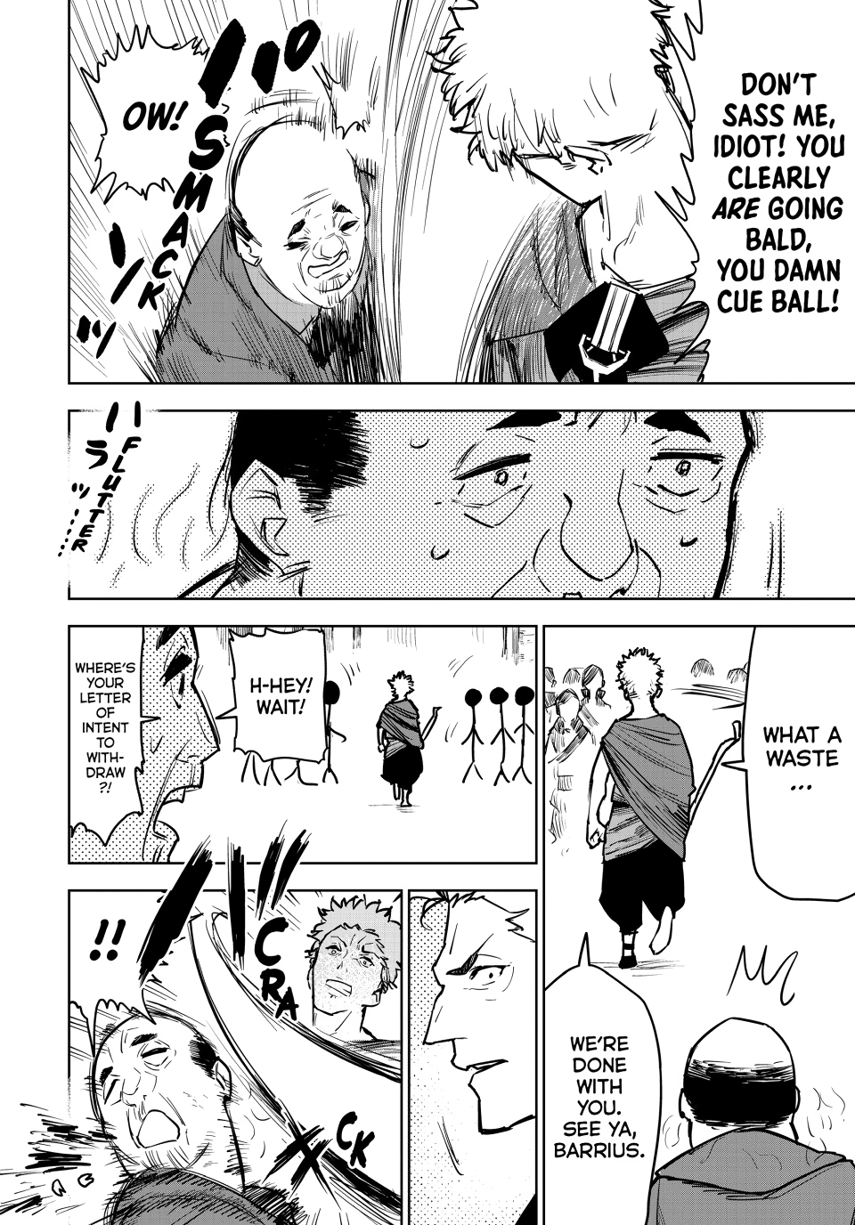The Exiled Cheating Magician Enjoys a Carefree Second Life.: I Can Grant “Reinforcement Points” Not Only to Weapons, but to Anything, and I Can Revoke the Effects at Any Time I Choose. But Are Those Left Behind Okay? Chapter 11 page 36 - 