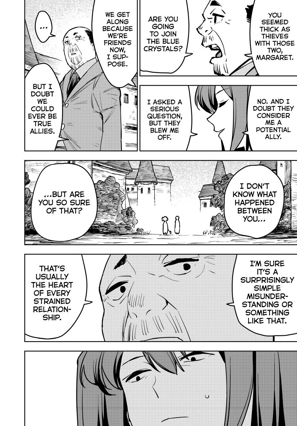 The Exiled Cheating Magician Enjoys a Carefree Second Life.: I Can Grant “Reinforcement Points” Not Only to Weapons, but to Anything, and I Can Revoke the Effects at Any Time I Choose. But Are Those Left Behind Okay? Chapter 12 page 36 - 