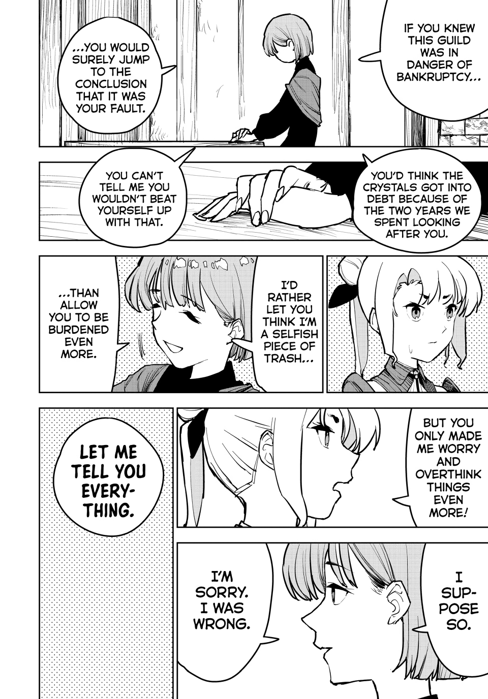 The Exiled Cheating Magician Enjoys a Carefree Second Life.: I Can Grant “Reinforcement Points” Not Only to Weapons, but to Anything, and I Can Revoke the Effects at Any Time I Choose. But Are Those Left Behind Okay? Chapter 13 page 32 - 