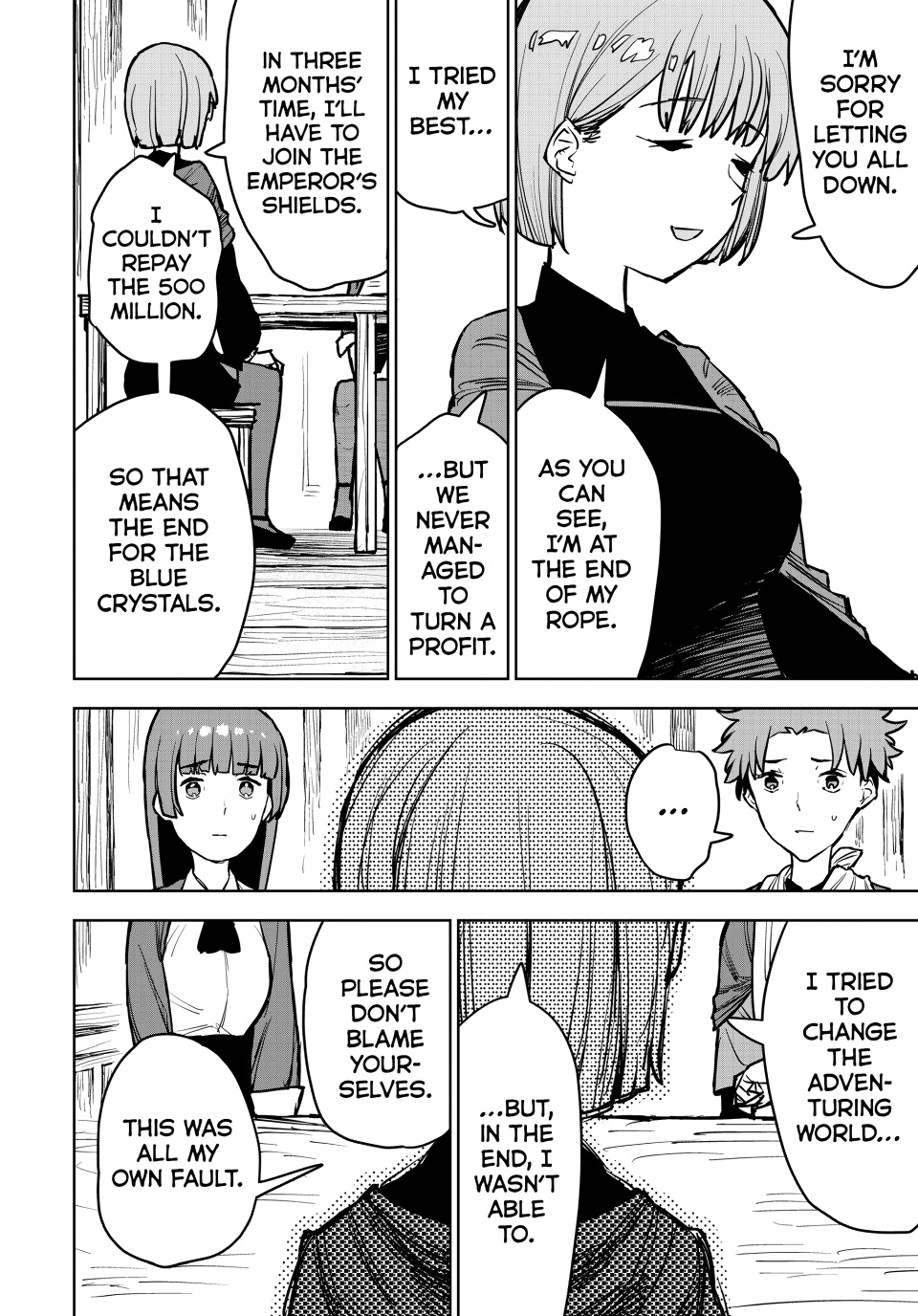 The Exiled Cheating Magician Enjoys a Carefree Second Life.: I Can Grant “Reinforcement Points” Not Only to Weapons, but to Anything, and I Can Revoke the Effects at Any Time I Choose. But Are Those Left Behind Okay? Chapter 13 page 44 - 