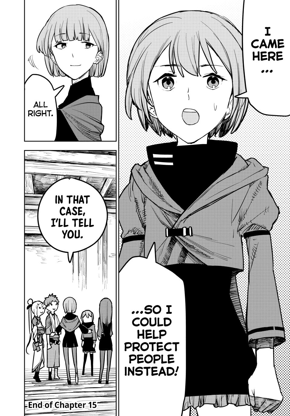 The Exiled Cheating Magician Enjoys a Carefree Second Life.: I Can Grant “Reinforcement Points” Not Only to Weapons, but to Anything, and I Can Revoke the Effects at Any Time I Choose. But Are Those Left Behind Okay? Chapter 15 page 56 - 