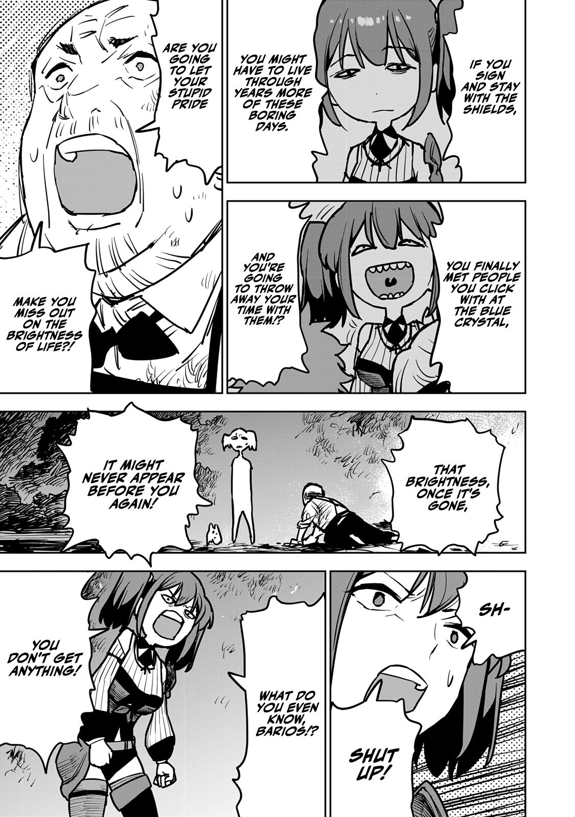 The Exiled Cheating Magician Enjoys a Carefree Second Life.: I Can Grant “Reinforcement Points” Not Only to Weapons, but to Anything, and I Can Revoke the Effects at Any Time I Choose. But Are Those Left Behind Okay? Chapter 16 page 35 - 