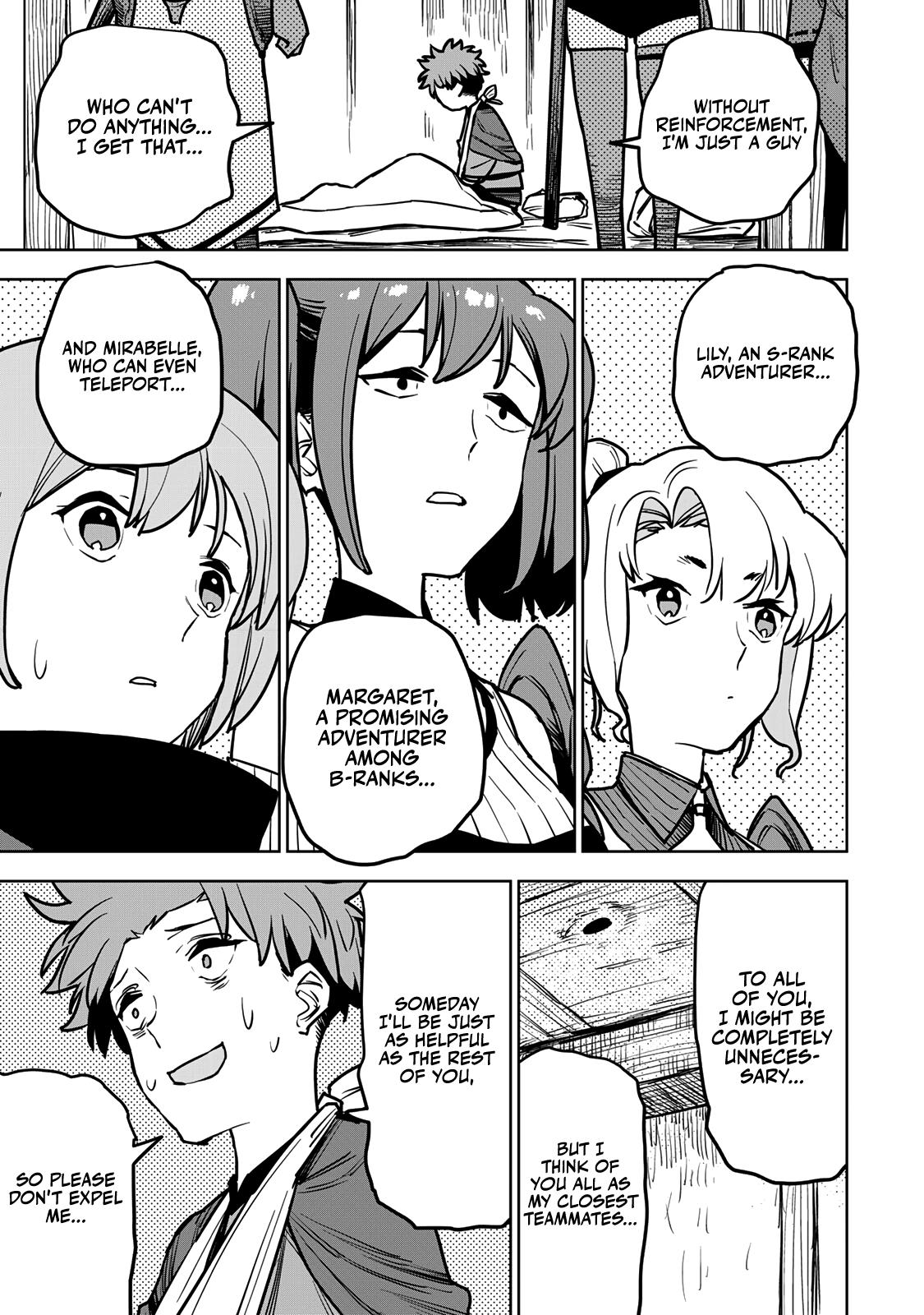 The Exiled Cheating Magician Enjoys a Carefree Second Life.: I Can Grant “Reinforcement Points” Not Only to Weapons, but to Anything, and I Can Revoke the Effects at Any Time I Choose. But Are Those Left Behind Okay? Chapter 17 page 44 - 