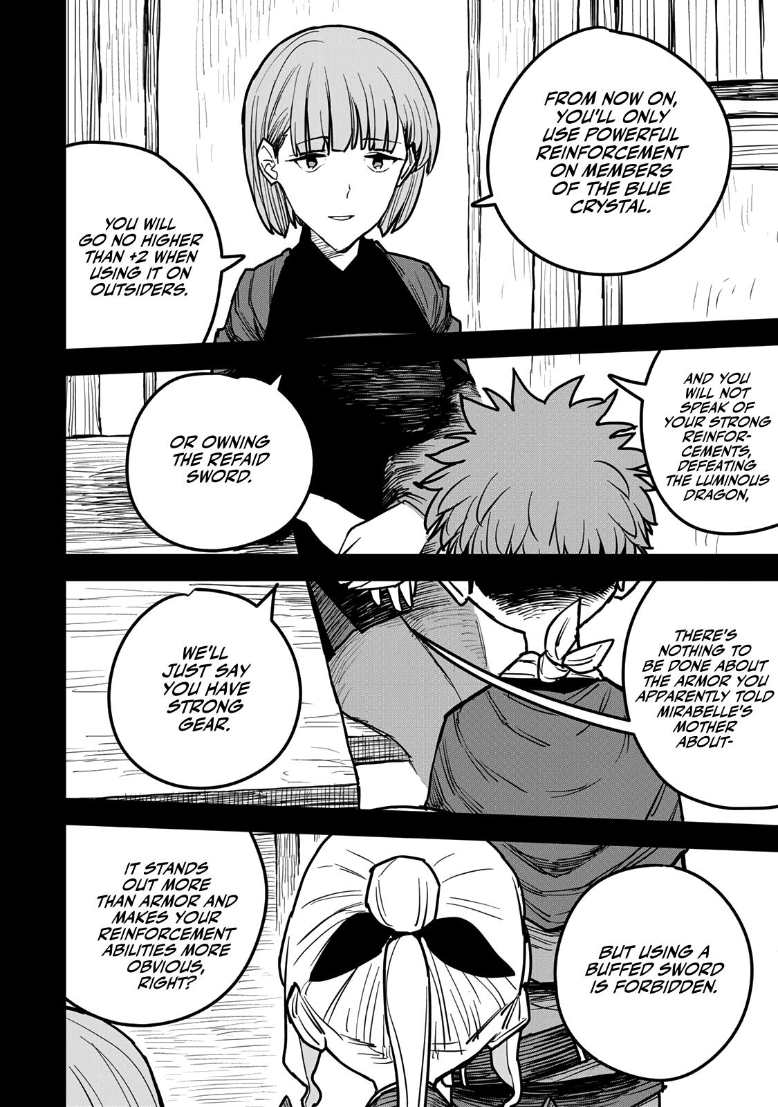The Exiled Cheating Magician Enjoys a Carefree Second Life.: I Can Grant “Reinforcement Points” Not Only to Weapons, but to Anything, and I Can Revoke the Effects at Any Time I Choose. But Are Those Left Behind Okay? Chapter 17 page 7 - 