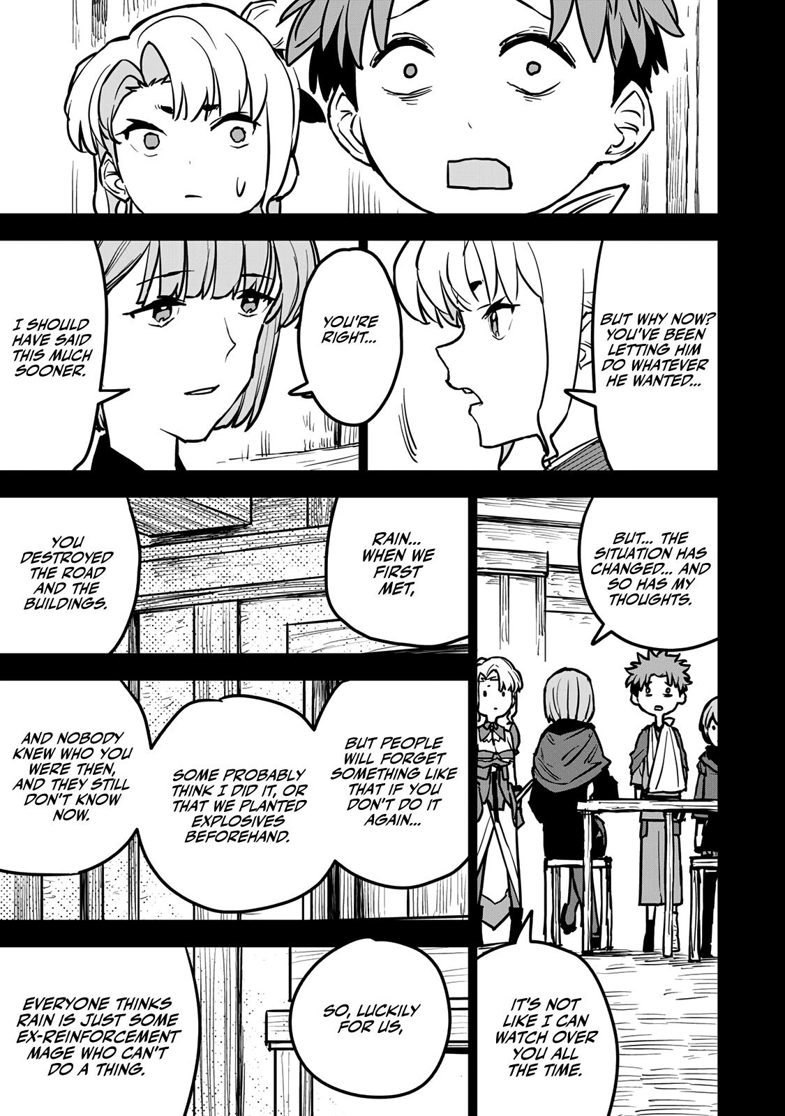 The Exiled Cheating Magician Enjoys a Carefree Second Life.: I Can Grant “Reinforcement Points” Not Only to Weapons, but to Anything, and I Can Revoke the Effects at Any Time I Choose. But Are Those Left Behind Okay? Chapter 17 page 8 - 