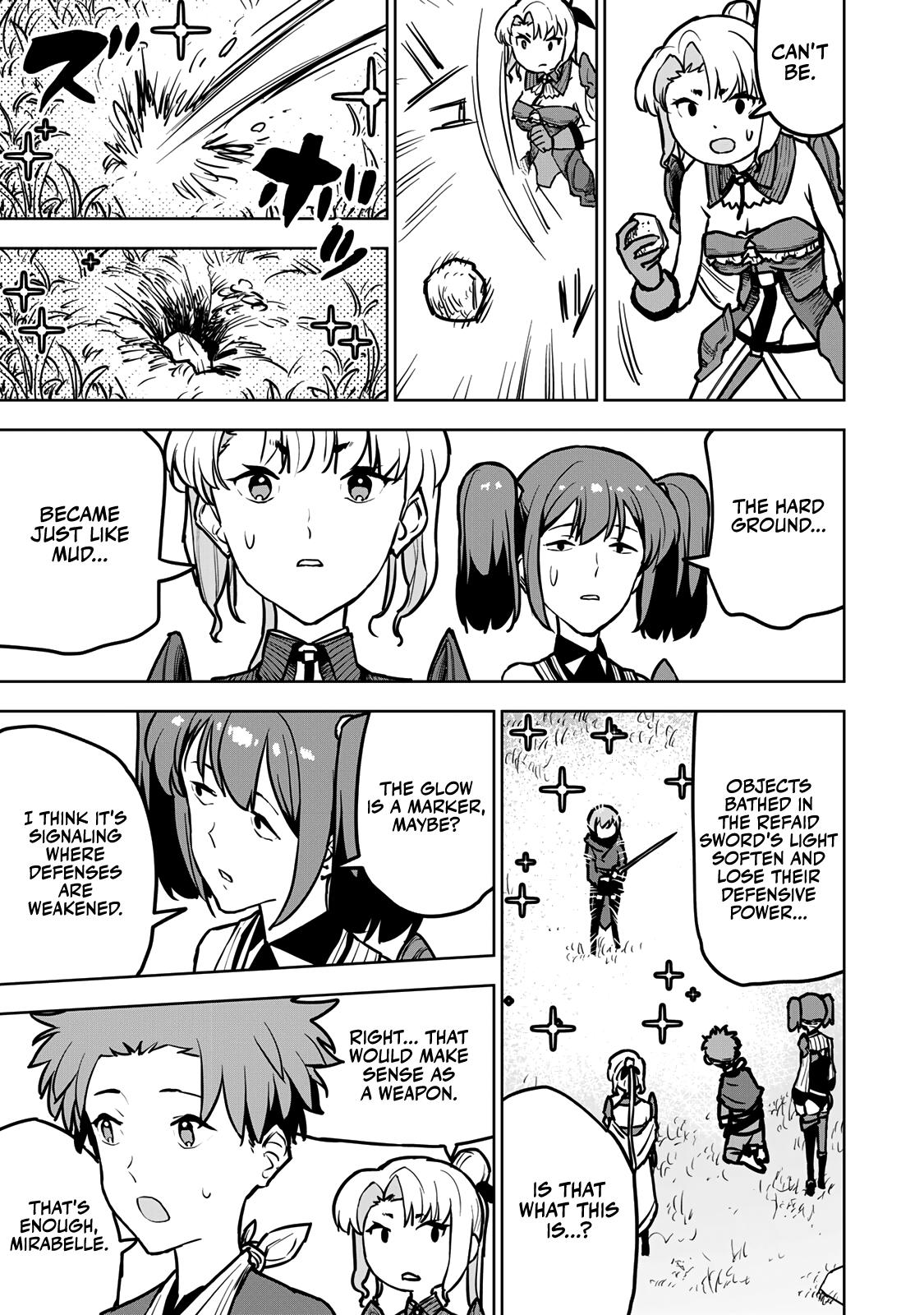 The Exiled Cheating Magician Enjoys a Carefree Second Life.: I Can Grant “Reinforcement Points” Not Only to Weapons, but to Anything, and I Can Revoke the Effects at Any Time I Choose. But Are Those Left Behind Okay? Chapter 18 page 17 - 