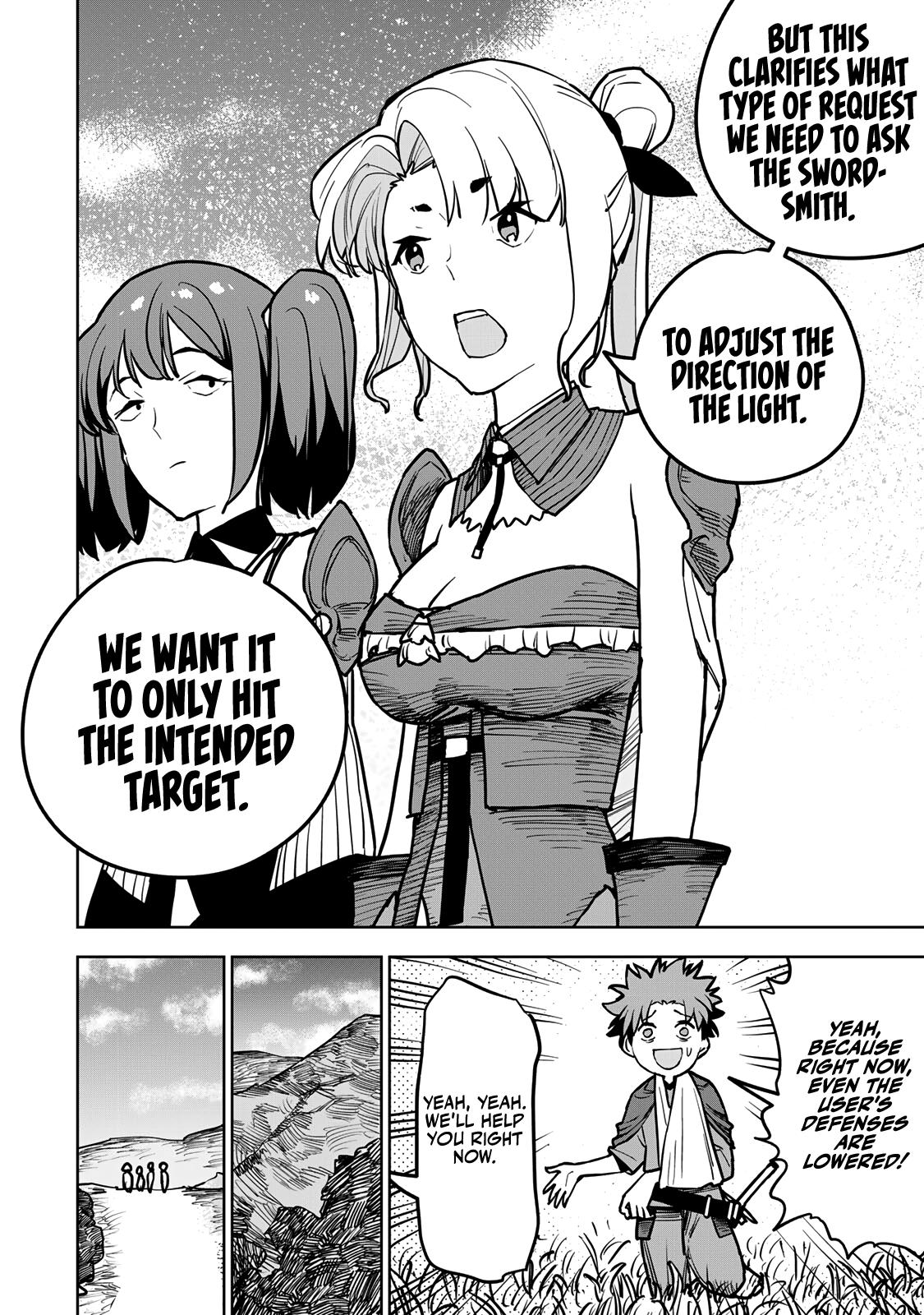 The Exiled Cheating Magician Enjoys a Carefree Second Life.: I Can Grant “Reinforcement Points” Not Only to Weapons, but to Anything, and I Can Revoke the Effects at Any Time I Choose. But Are Those Left Behind Okay? Chapter 18 page 20 - 