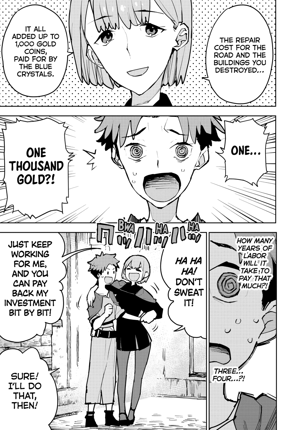The Exiled Cheating Magician Enjoys a Carefree Second Life.: I Can Grant “Reinforcement Points” Not Only to Weapons, but to Anything, and I Can Revoke the Effects at Any Time I Choose. But Are Those Left Behind Okay? Chapter 2 page 1 - 