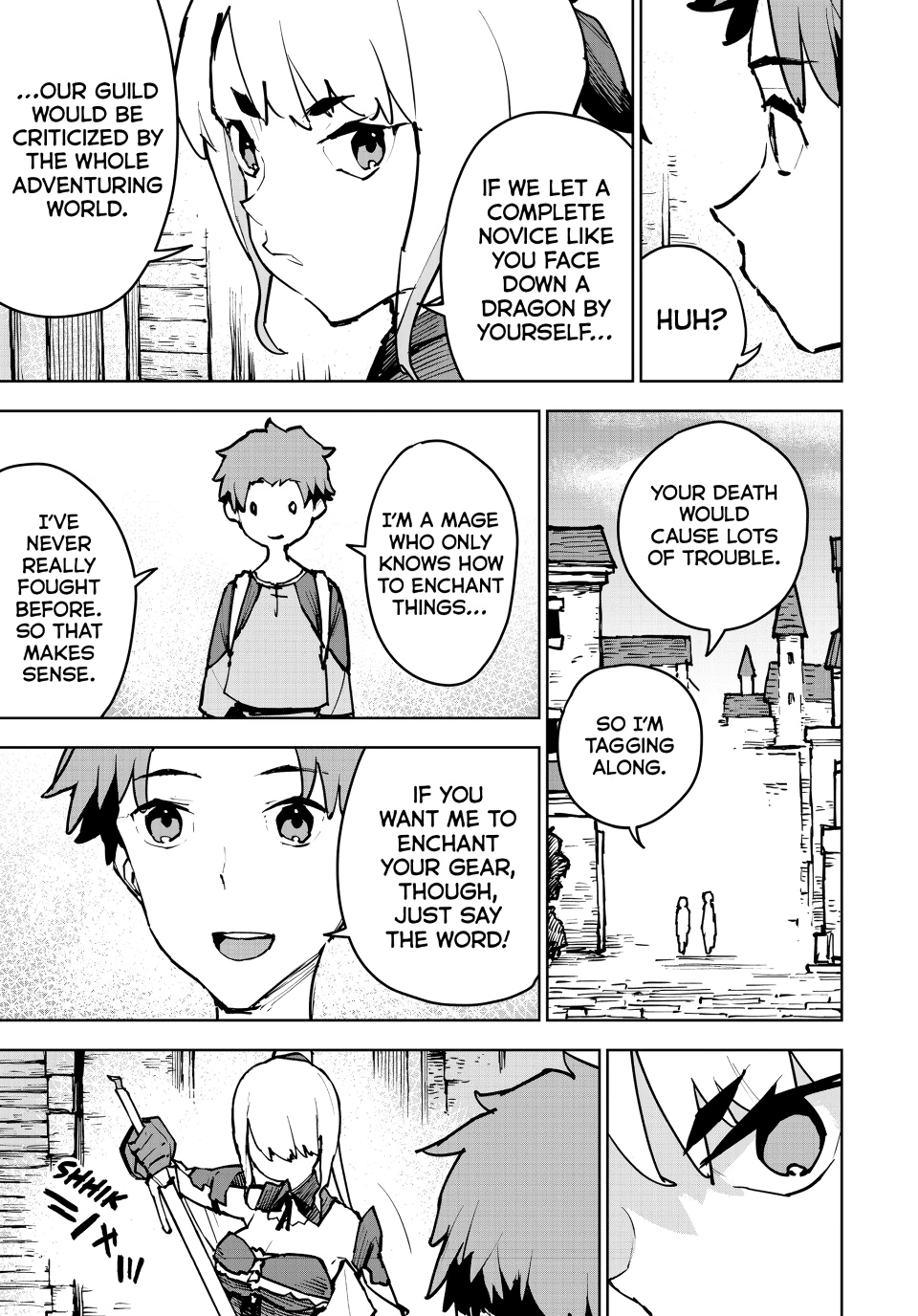 The Exiled Cheating Magician Enjoys a Carefree Second Life.: I Can Grant “Reinforcement Points” Not Only to Weapons, but to Anything, and I Can Revoke the Effects at Any Time I Choose. But Are Those Left Behind Okay? Chapter 2 page 13 - 