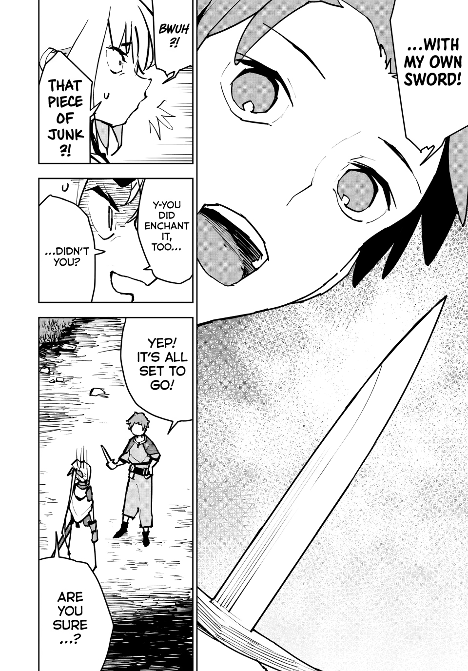 The Exiled Cheating Magician Enjoys a Carefree Second Life.: I Can Grant “Reinforcement Points” Not Only to Weapons, but to Anything, and I Can Revoke the Effects at Any Time I Choose. But Are Those Left Behind Okay? Chapter 2 page 30 - 