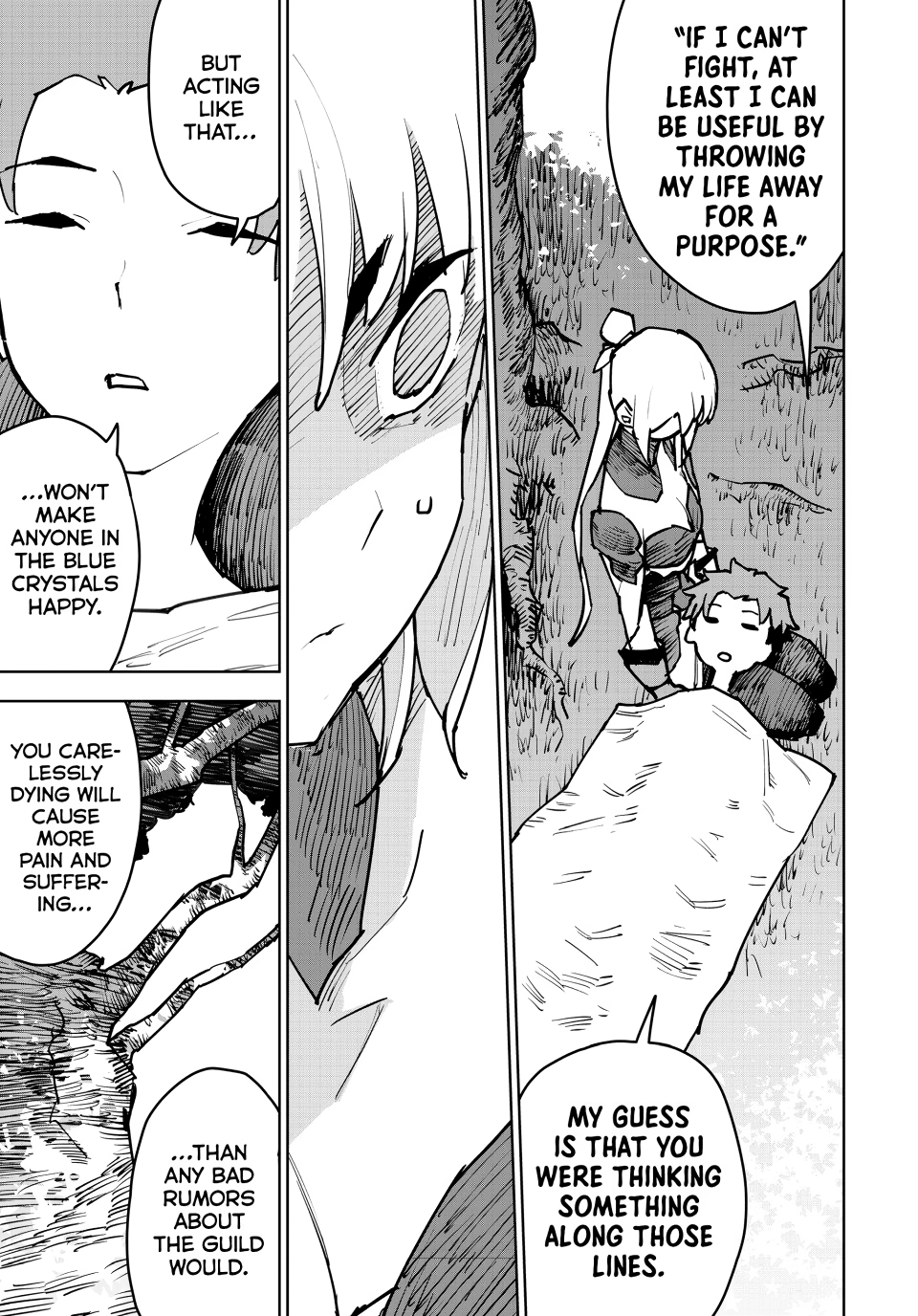 The Exiled Cheating Magician Enjoys a Carefree Second Life.: I Can Grant “Reinforcement Points” Not Only to Weapons, but to Anything, and I Can Revoke the Effects at Any Time I Choose. But Are Those Left Behind Okay? Chapter 2 page 43 - 