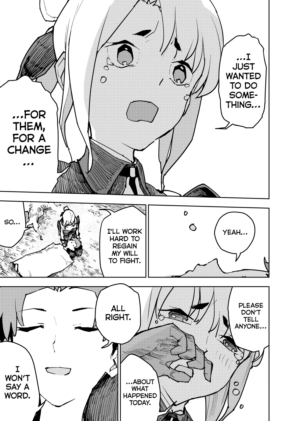 The Exiled Cheating Magician Enjoys a Carefree Second Life.: I Can Grant “Reinforcement Points” Not Only to Weapons, but to Anything, and I Can Revoke the Effects at Any Time I Choose. But Are Those Left Behind Okay? Chapter 2 page 45 - 