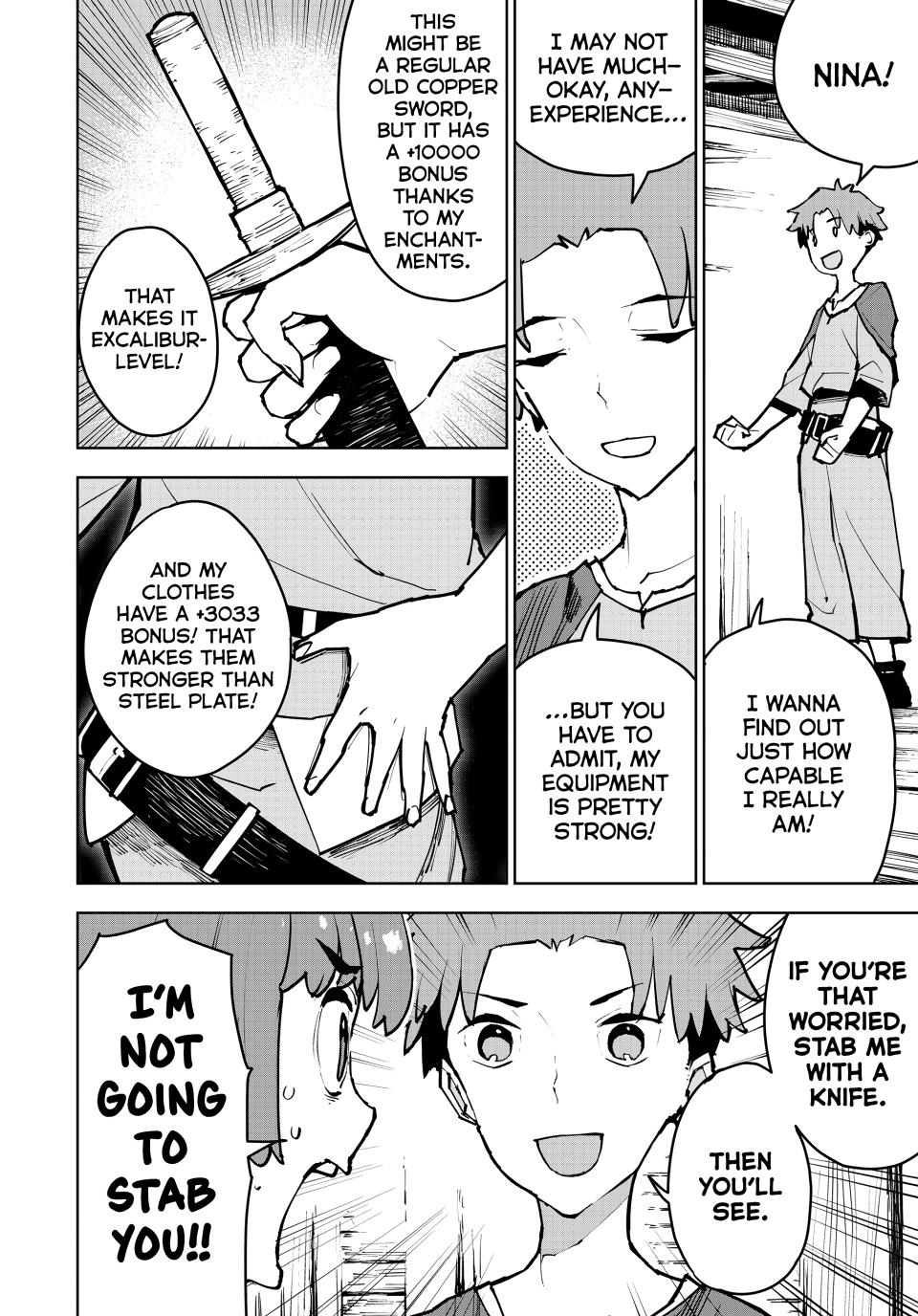 The Exiled Cheating Magician Enjoys a Carefree Second Life.: I Can Grant “Reinforcement Points” Not Only to Weapons, but to Anything, and I Can Revoke the Effects at Any Time I Choose. But Are Those Left Behind Okay? Chapter 2 page 6 - 