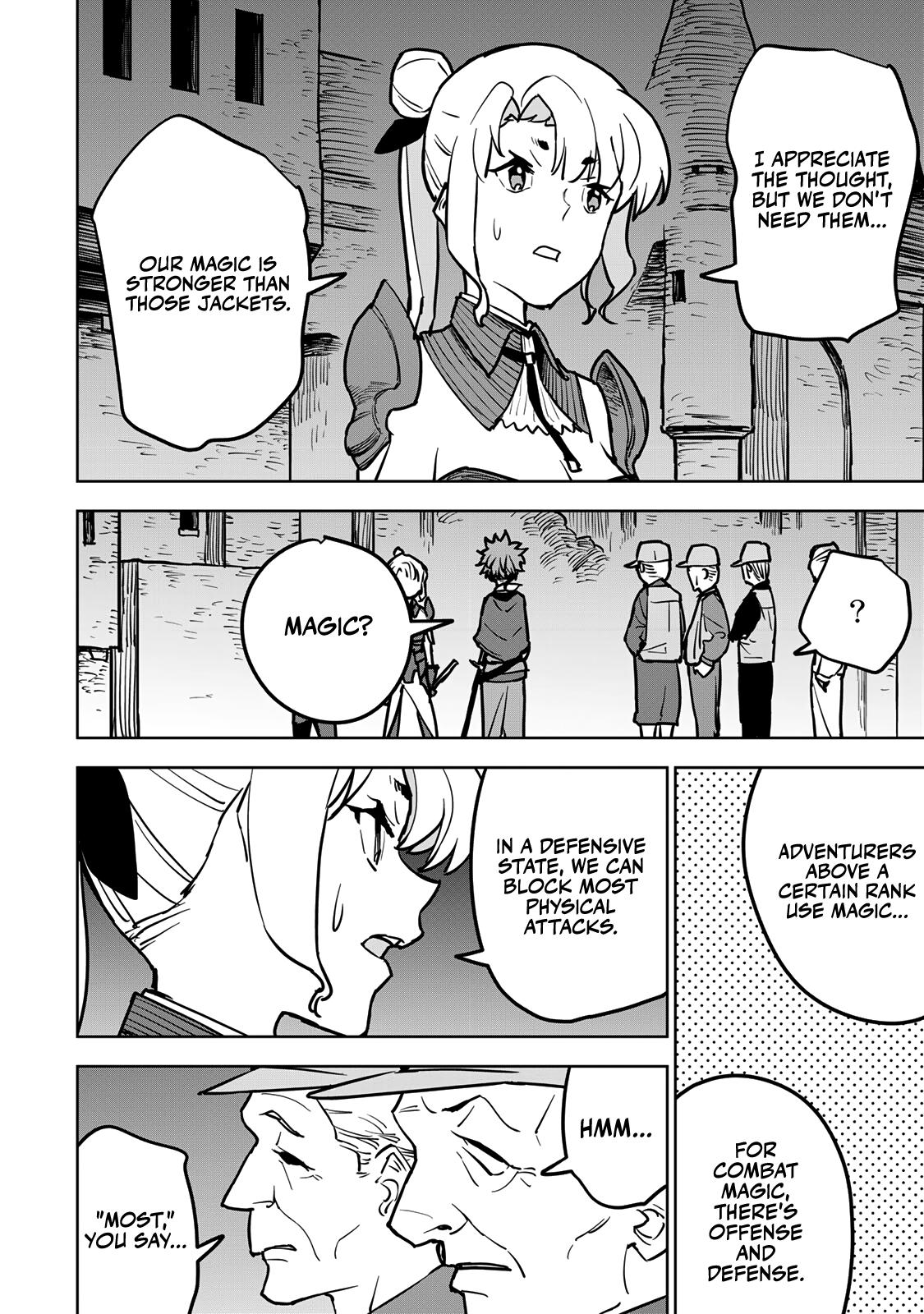 The Exiled Cheating Magician Enjoys a Carefree Second Life.: I Can Grant “Reinforcement Points” Not Only to Weapons, but to Anything, and I Can Revoke the Effects at Any Time I Choose. But Are Those Left Behind Okay? Chapter 20 page 23 - 