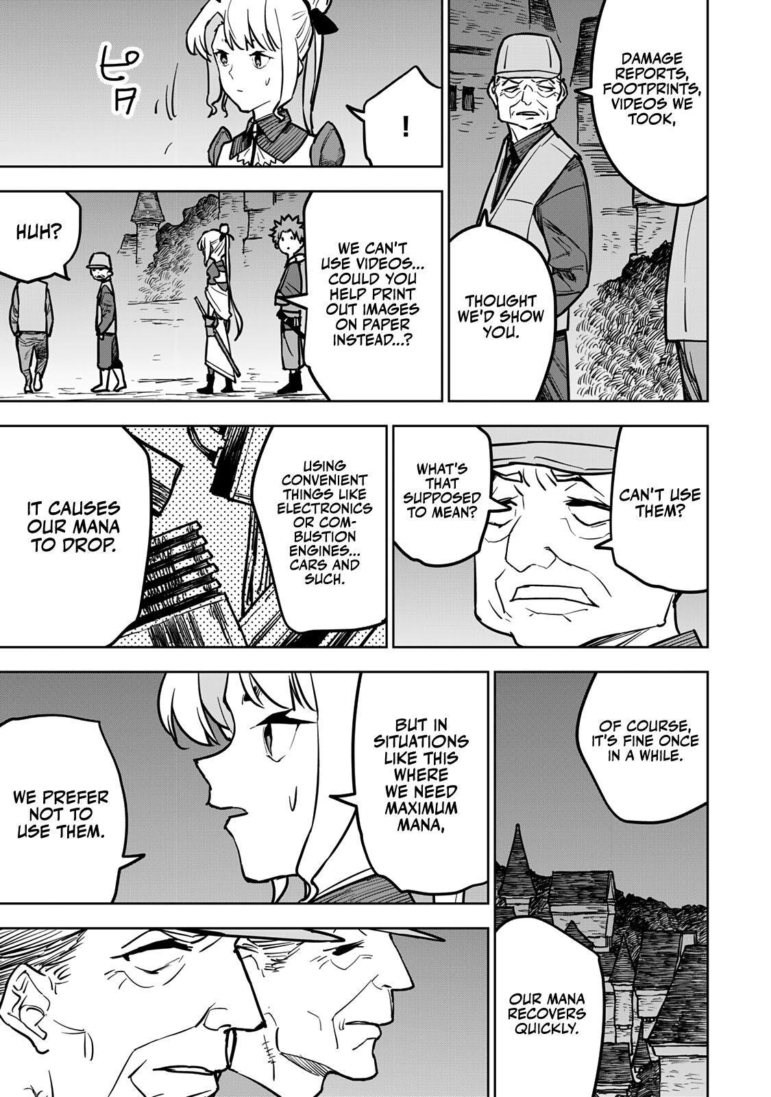 The Exiled Cheating Magician Enjoys a Carefree Second Life.: I Can Grant “Reinforcement Points” Not Only to Weapons, but to Anything, and I Can Revoke the Effects at Any Time I Choose. But Are Those Left Behind Okay? Chapter 20 page 28 - 