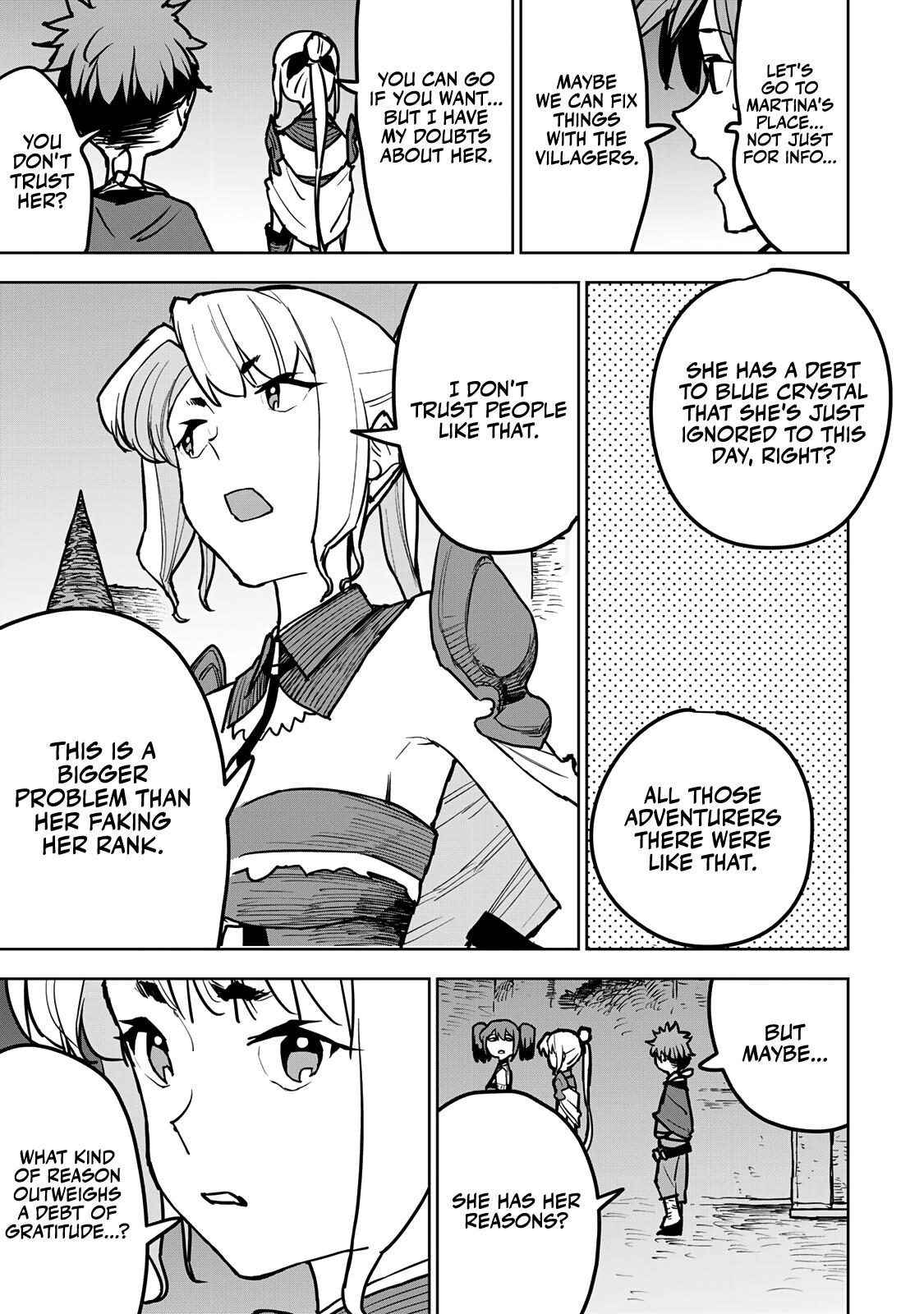 The Exiled Cheating Magician Enjoys a Carefree Second Life.: I Can Grant “Reinforcement Points” Not Only to Weapons, but to Anything, and I Can Revoke the Effects at Any Time I Choose. But Are Those Left Behind Okay? Chapter 20 page 40 - 