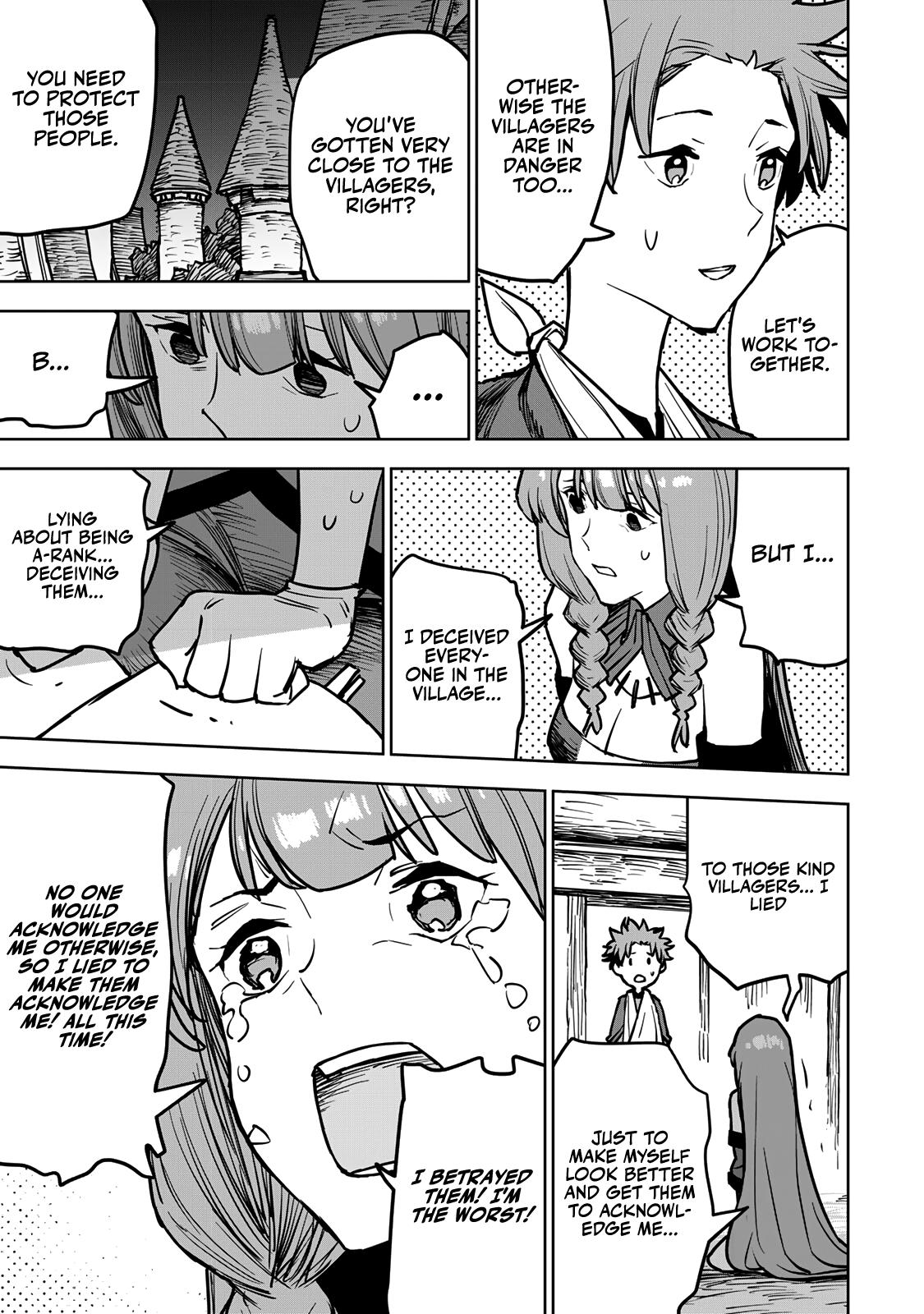 The Exiled Cheating Magician Enjoys a Carefree Second Life.: I Can Grant “Reinforcement Points” Not Only to Weapons, but to Anything, and I Can Revoke the Effects at Any Time I Choose. But Are Those Left Behind Okay? Chapter 20 page 48 - 