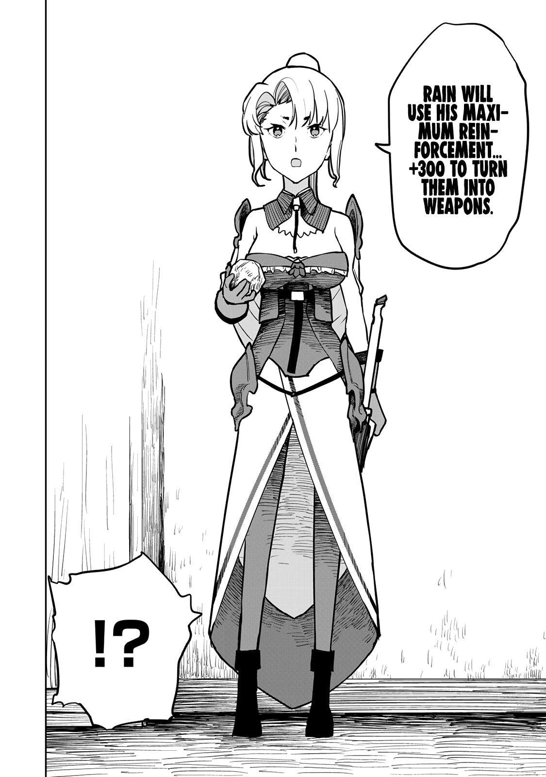The Exiled Cheating Magician Enjoys a Carefree Second Life.: I Can Grant “Reinforcement Points” Not Only to Weapons, but to Anything, and I Can Revoke the Effects at Any Time I Choose. But Are Those Left Behind Okay? Chapter 21 page 29 - 