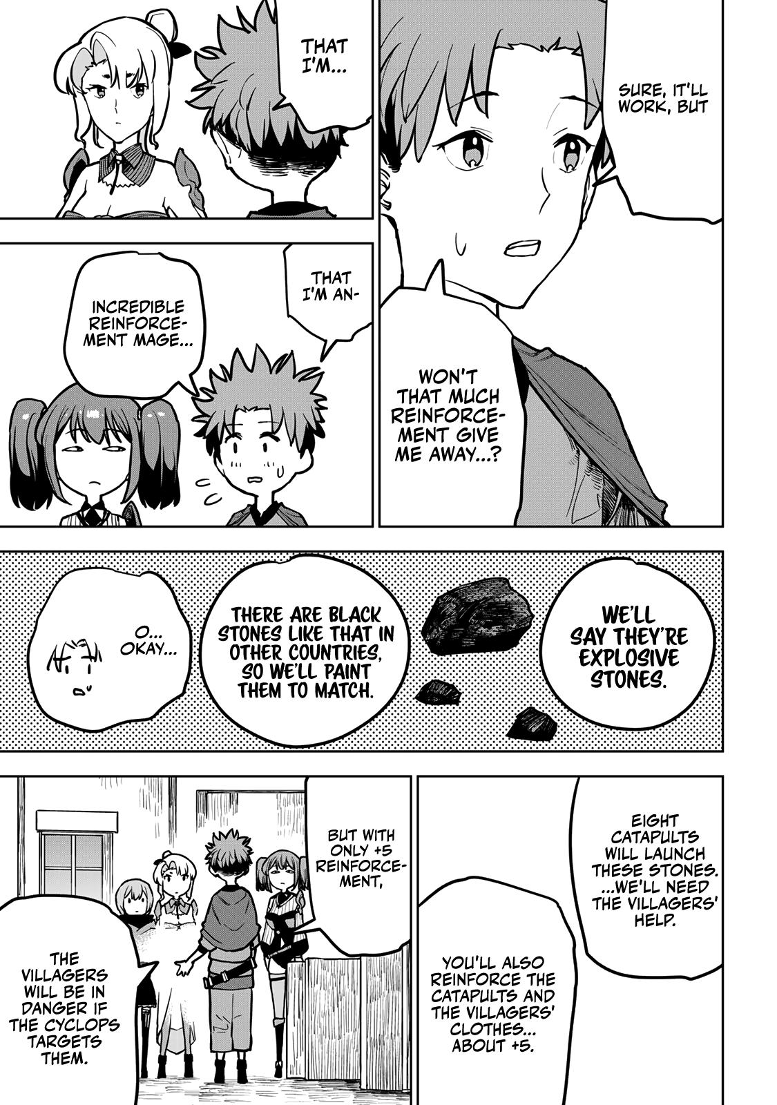 The Exiled Cheating Magician Enjoys a Carefree Second Life.: I Can Grant “Reinforcement Points” Not Only to Weapons, but to Anything, and I Can Revoke the Effects at Any Time I Choose. But Are Those Left Behind Okay? Chapter 21 page 30 - 