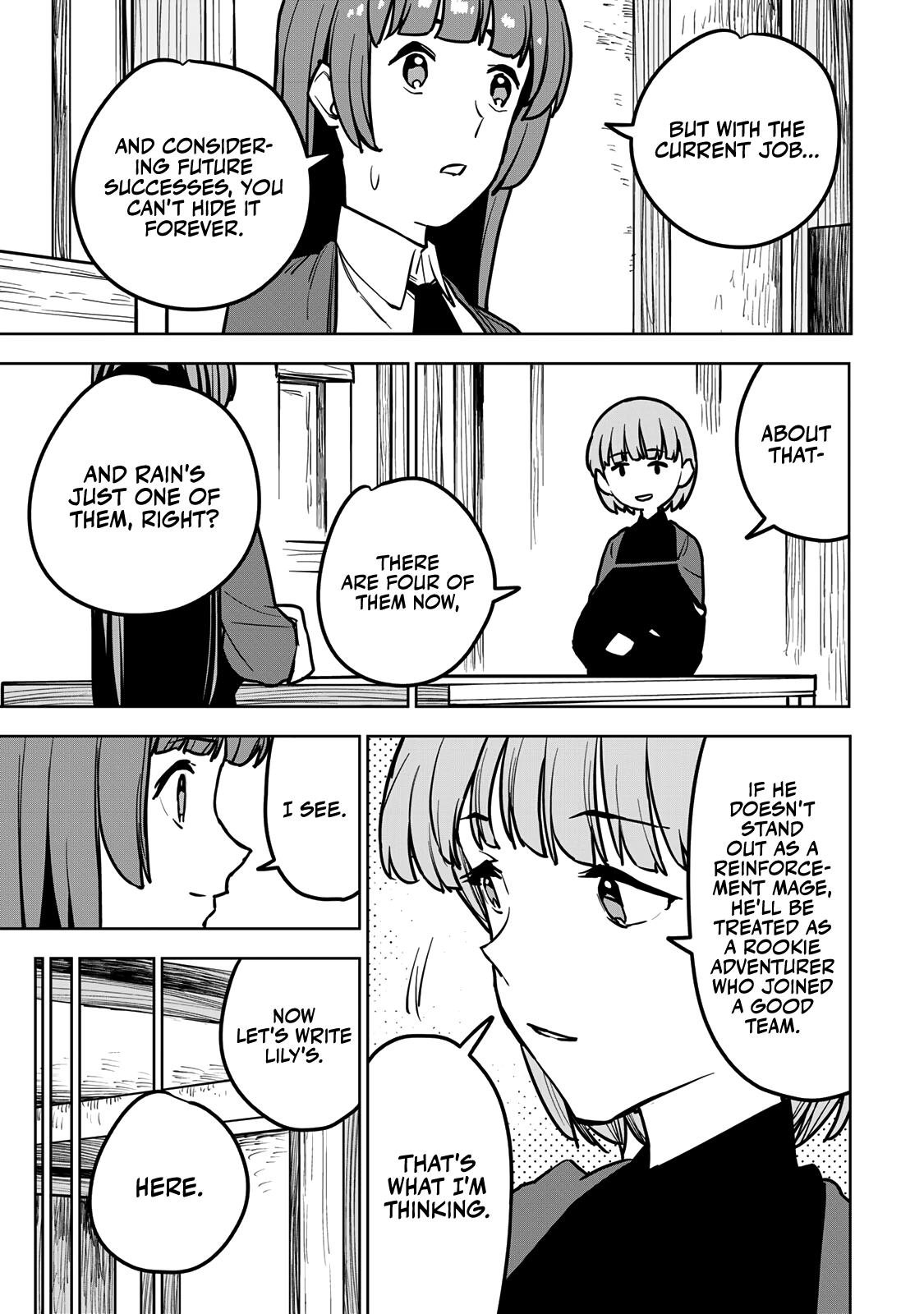 The Exiled Cheating Magician Enjoys a Carefree Second Life.: I Can Grant “Reinforcement Points” Not Only to Weapons, but to Anything, and I Can Revoke the Effects at Any Time I Choose. But Are Those Left Behind Okay? Chapter 21 page 36 - 