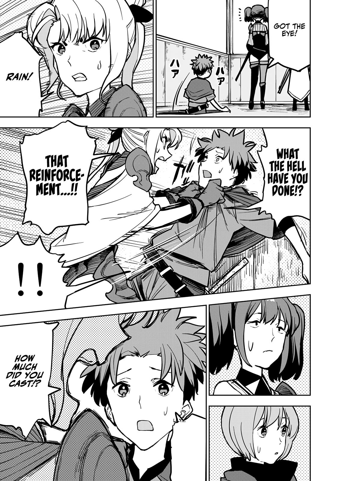 The Exiled Cheating Magician Enjoys a Carefree Second Life.: I Can Grant “Reinforcement Points” Not Only to Weapons, but to Anything, and I Can Revoke the Effects at Any Time I Choose. But Are Those Left Behind Okay? Chapter 21 page 50 - 