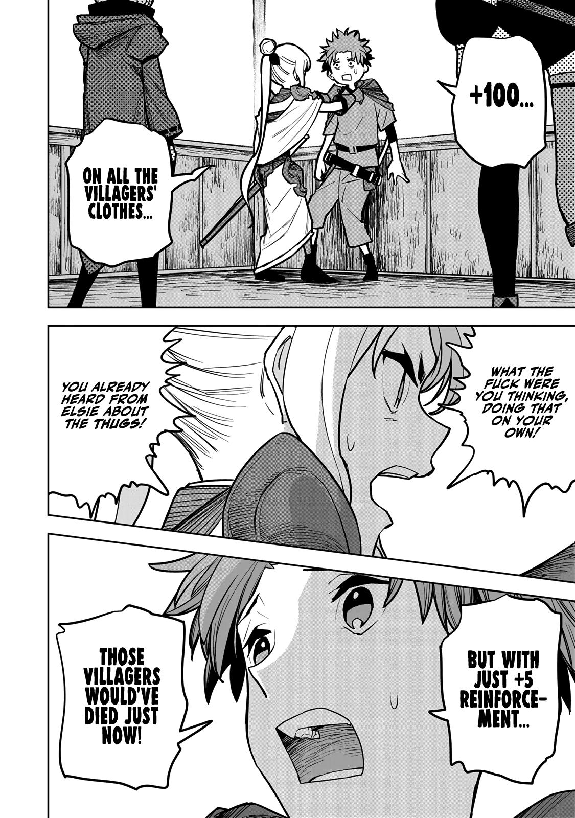 The Exiled Cheating Magician Enjoys a Carefree Second Life.: I Can Grant “Reinforcement Points” Not Only to Weapons, but to Anything, and I Can Revoke the Effects at Any Time I Choose. But Are Those Left Behind Okay? Chapter 21 page 51 - 