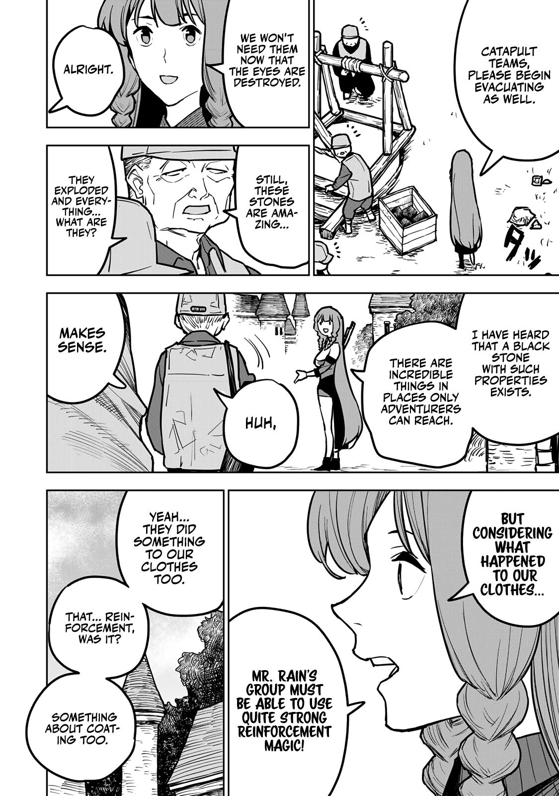 The Exiled Cheating Magician Enjoys a Carefree Second Life.: I Can Grant “Reinforcement Points” Not Only to Weapons, but to Anything, and I Can Revoke the Effects at Any Time I Choose. But Are Those Left Behind Okay? Chapter 21 page 55 - 