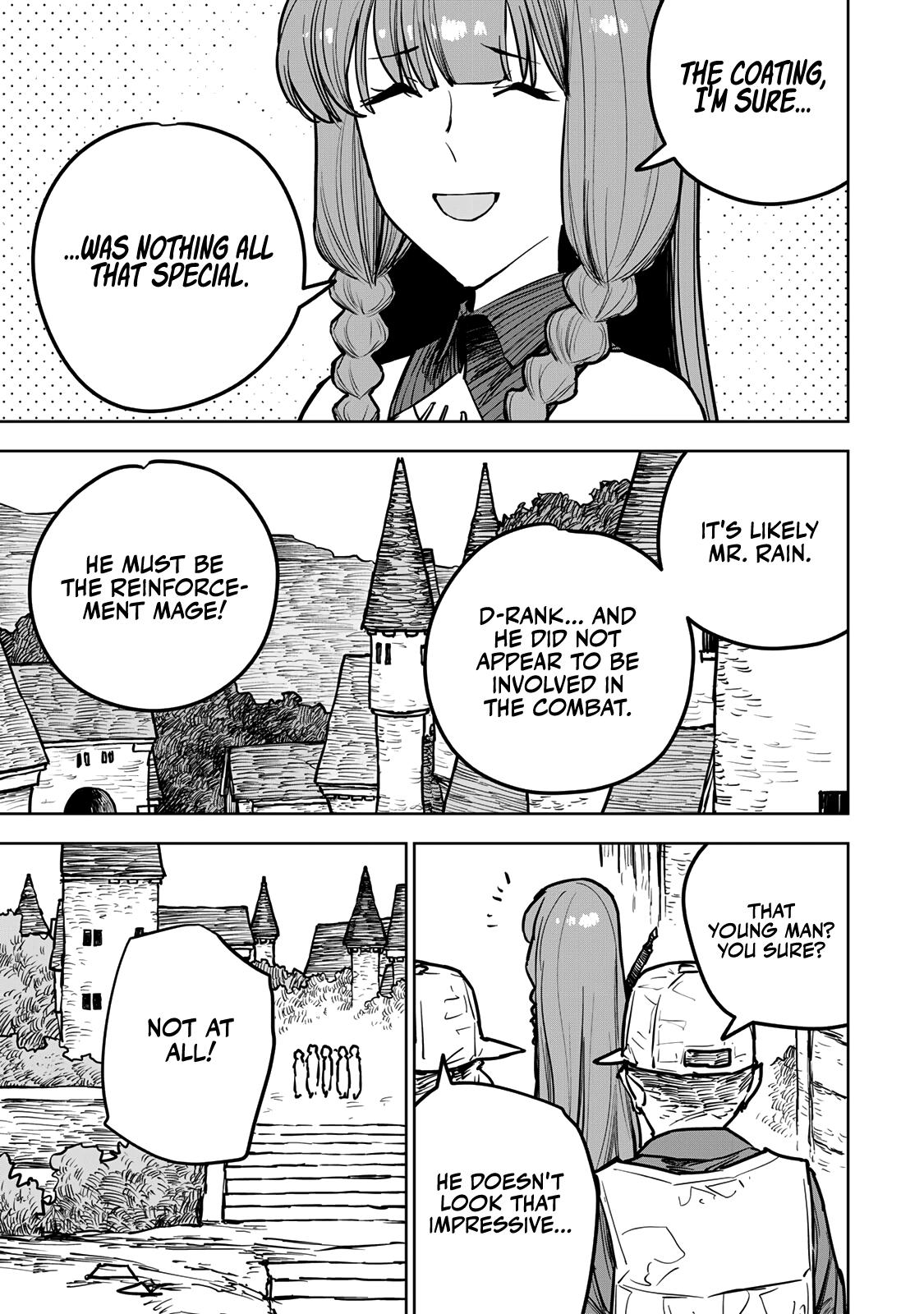 The Exiled Cheating Magician Enjoys a Carefree Second Life.: I Can Grant “Reinforcement Points” Not Only to Weapons, but to Anything, and I Can Revoke the Effects at Any Time I Choose. But Are Those Left Behind Okay? Chapter 21 page 56 - 