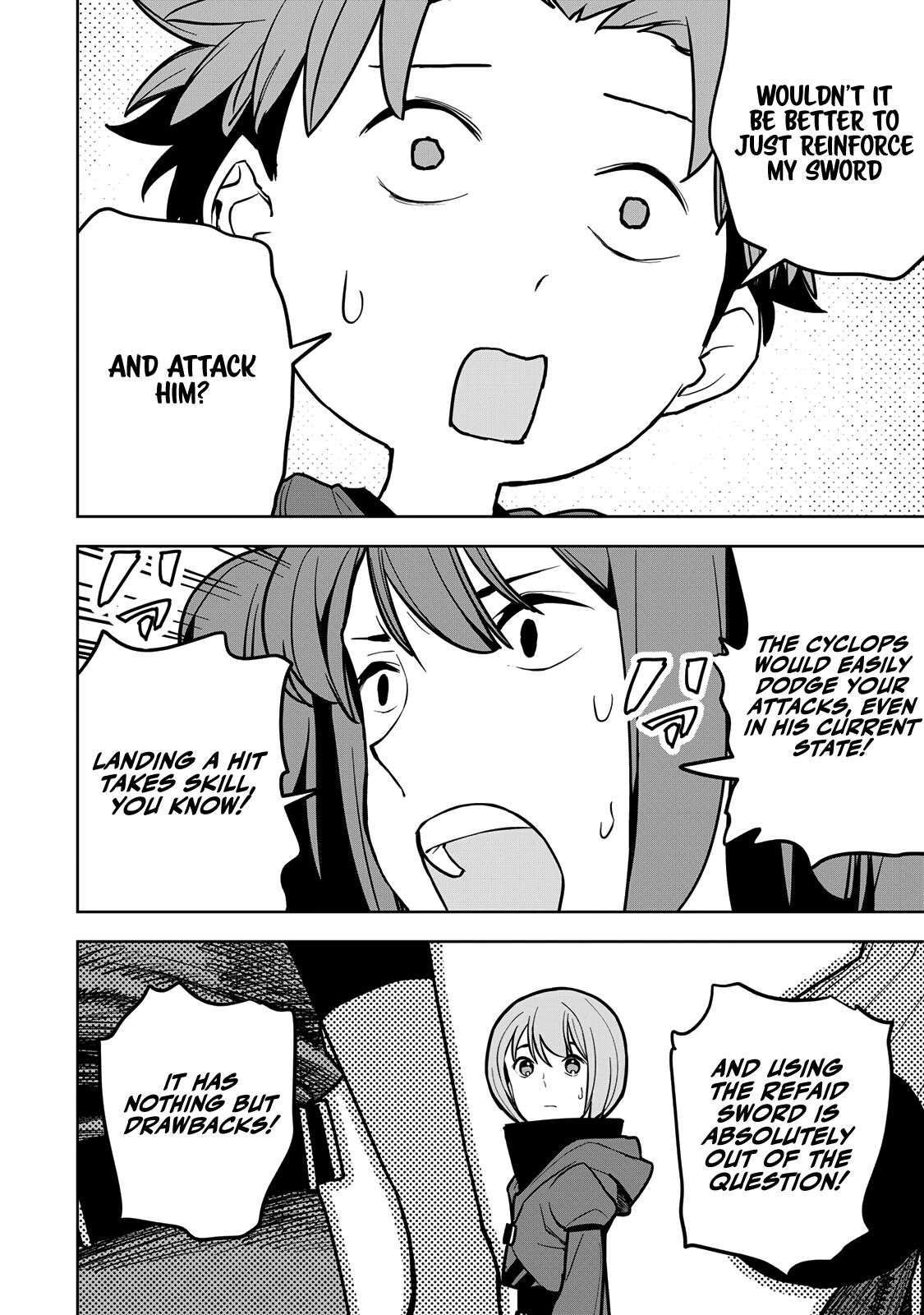 The Exiled Cheating Magician Enjoys a Carefree Second Life.: I Can Grant “Reinforcement Points” Not Only to Weapons, but to Anything, and I Can Revoke the Effects at Any Time I Choose. But Are Those Left Behind Okay? Chapter 22 page 21 - 