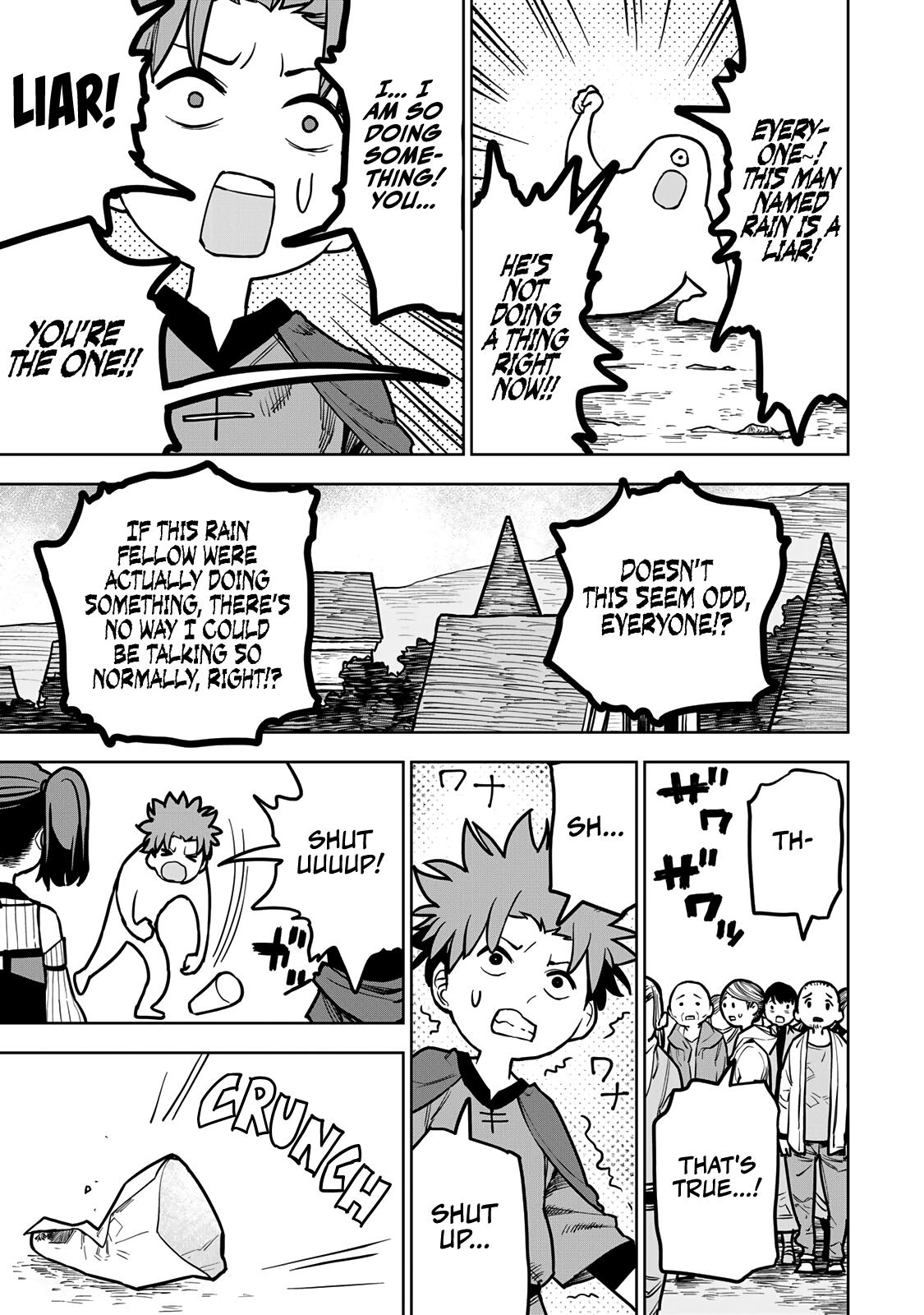 The Exiled Cheating Magician Enjoys a Carefree Second Life.: I Can Grant “Reinforcement Points” Not Only to Weapons, but to Anything, and I Can Revoke the Effects at Any Time I Choose. But Are Those Left Behind Okay? Chapter 22 page 28 - 