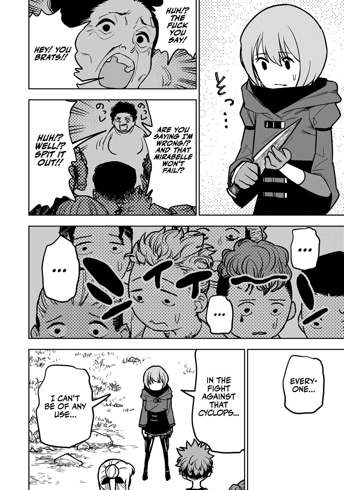 The Exiled Cheating Magician Enjoys a Carefree Second Life.: I Can Grant “Reinforcement Points” Not Only to Weapons, but to Anything, and I Can Revoke the Effects at Any Time I Choose. But Are Those Left Behind Okay? Chapter 22 page 7 - 