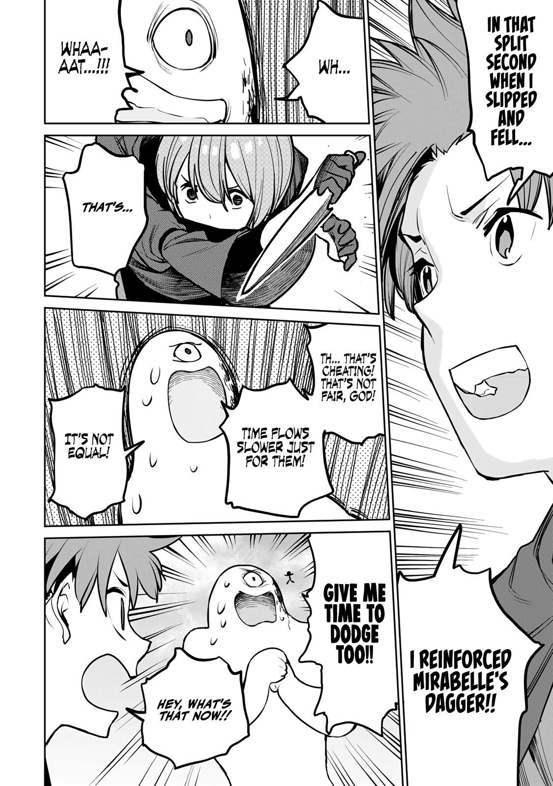 The Exiled Cheating Magician Enjoys a Carefree Second Life.: I Can Grant “Reinforcement Points” Not Only to Weapons, but to Anything, and I Can Revoke the Effects at Any Time I Choose. But Are Those Left Behind Okay? Chapter 23 page 14 - 