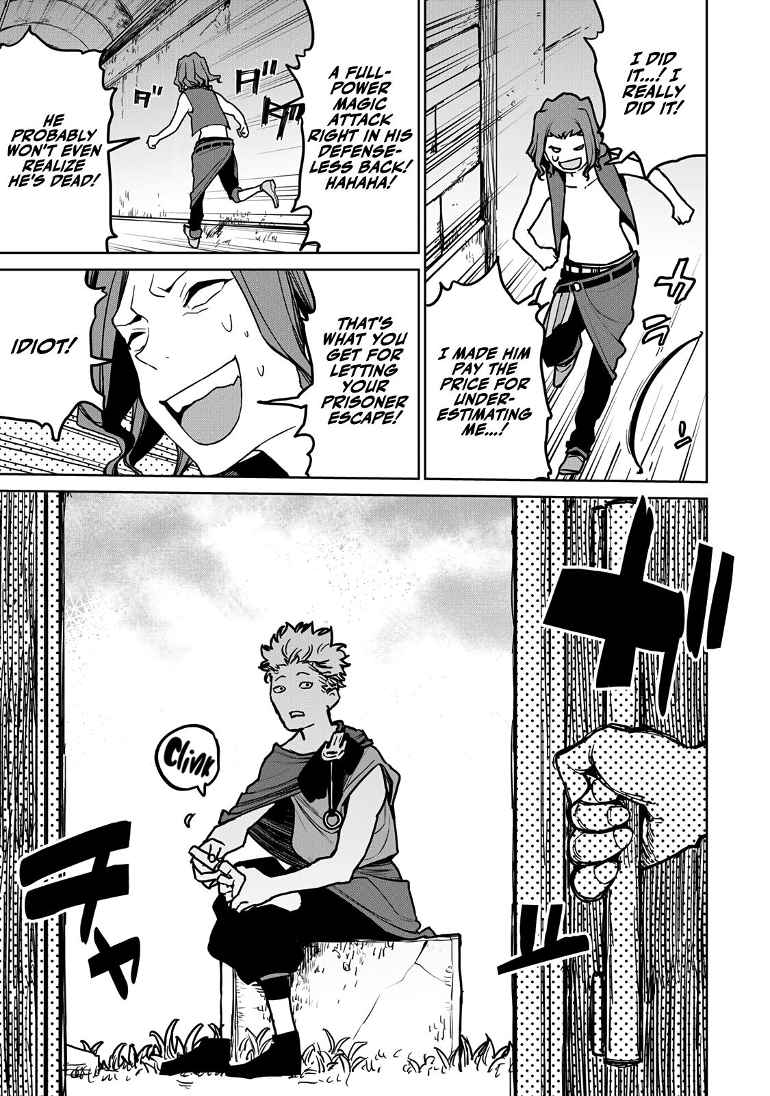 The Exiled Cheating Magician Enjoys a Carefree Second Life.: I Can Grant “Reinforcement Points” Not Only to Weapons, but to Anything, and I Can Revoke the Effects at Any Time I Choose. But Are Those Left Behind Okay? Chapter 23 page 29 - 