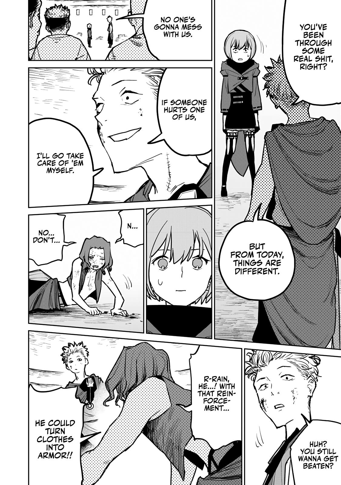 The Exiled Cheating Magician Enjoys a Carefree Second Life.: I Can Grant “Reinforcement Points” Not Only to Weapons, but to Anything, and I Can Revoke the Effects at Any Time I Choose. But Are Those Left Behind Okay? Chapter 24 page 26 - 