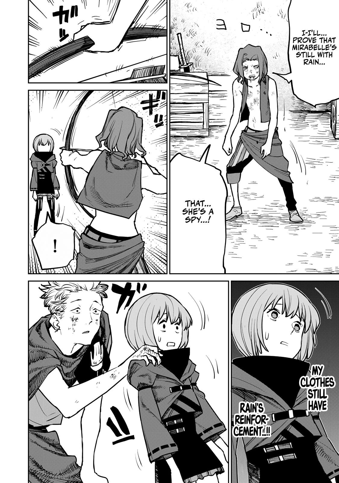 The Exiled Cheating Magician Enjoys a Carefree Second Life.: I Can Grant “Reinforcement Points” Not Only to Weapons, but to Anything, and I Can Revoke the Effects at Any Time I Choose. But Are Those Left Behind Okay? Chapter 24 page 28 - 