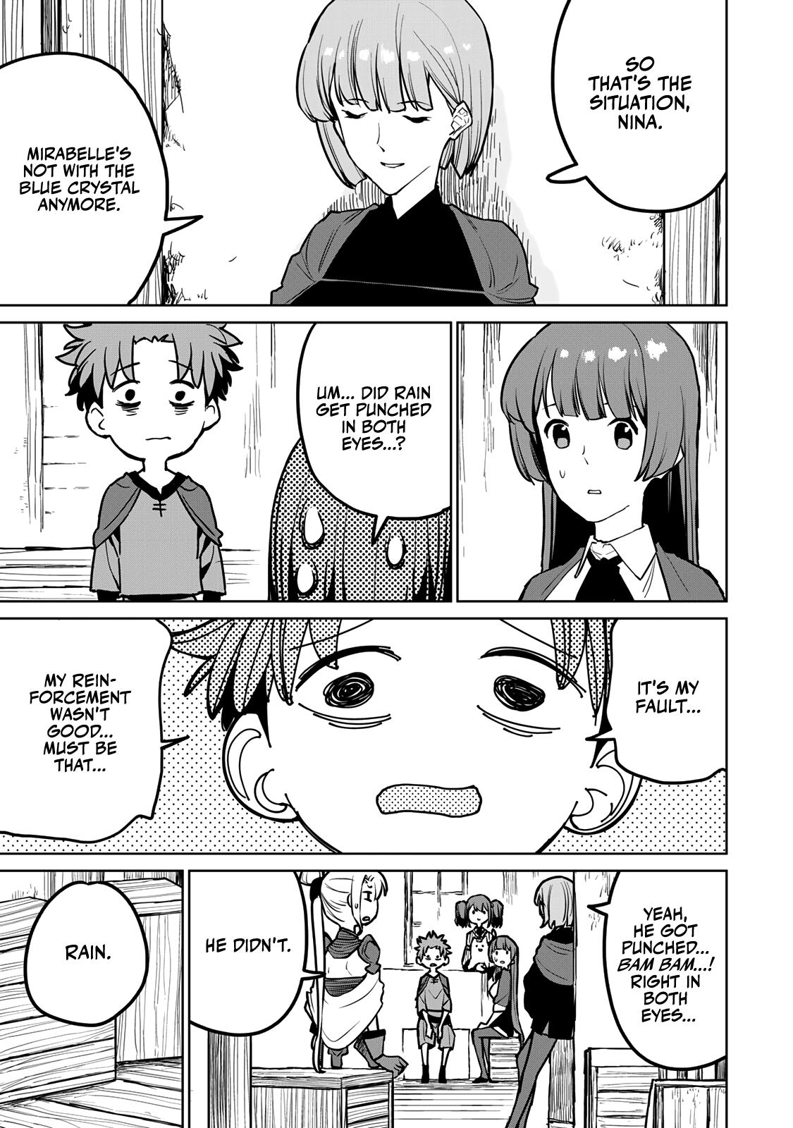 The Exiled Cheating Magician Enjoys a Carefree Second Life.: I Can Grant “Reinforcement Points” Not Only to Weapons, but to Anything, and I Can Revoke the Effects at Any Time I Choose. But Are Those Left Behind Okay? Chapter 24 page 7 - 