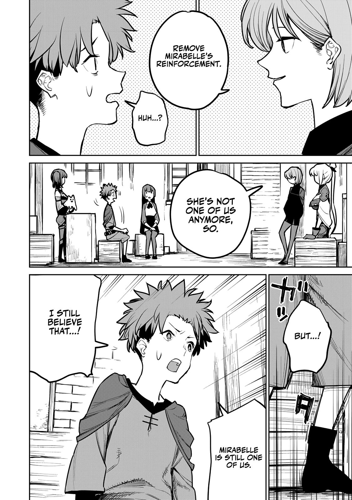 The Exiled Cheating Magician Enjoys a Carefree Second Life.: I Can Grant “Reinforcement Points” Not Only to Weapons, but to Anything, and I Can Revoke the Effects at Any Time I Choose. But Are Those Left Behind Okay? Chapter 24 page 8 - 