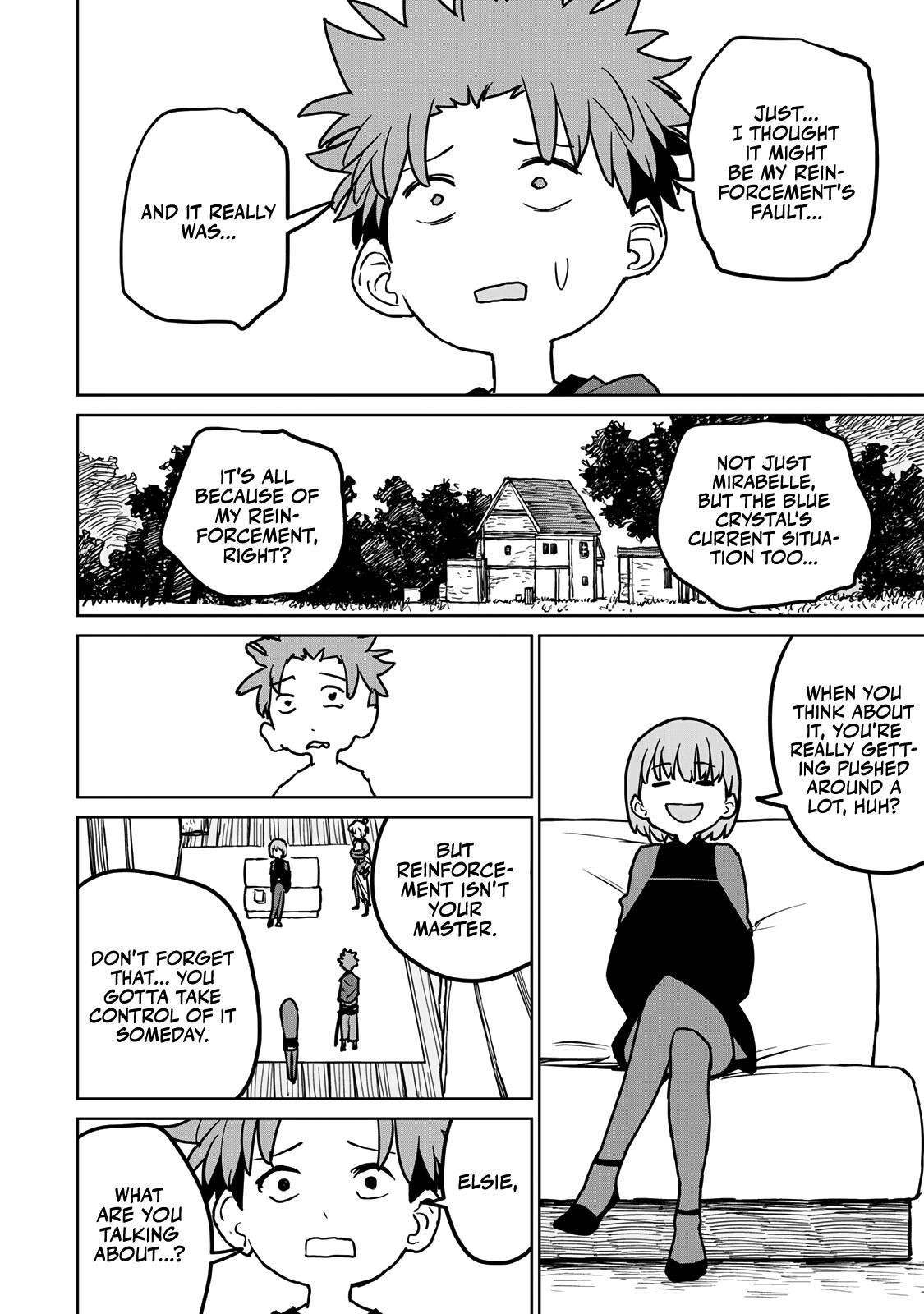 The Exiled Cheating Magician Enjoys a Carefree Second Life.: I Can Grant “Reinforcement Points” Not Only to Weapons, but to Anything, and I Can Revoke the Effects at Any Time I Choose. But Are Those Left Behind Okay? Chapter 25 page 7 - 