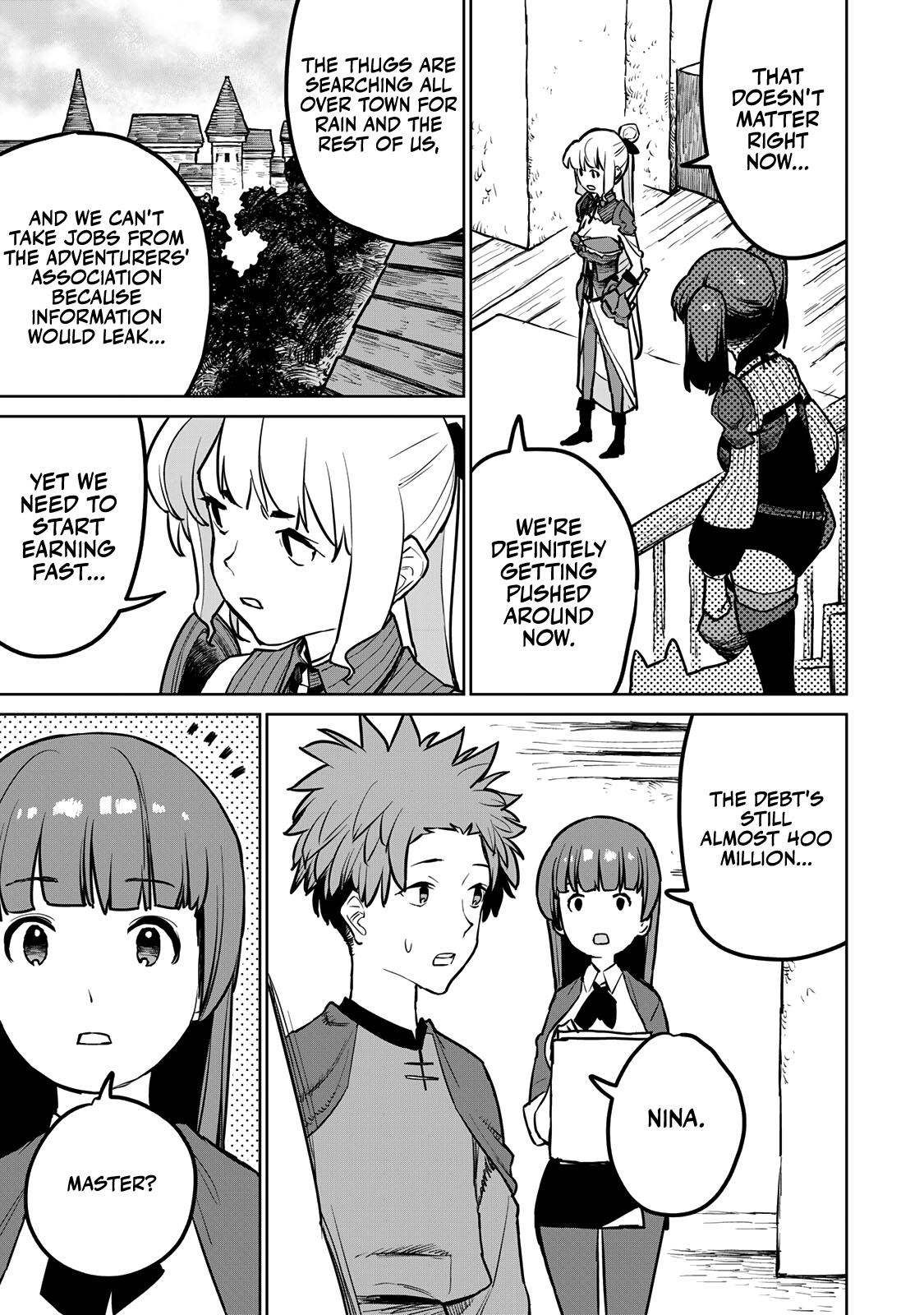 The Exiled Cheating Magician Enjoys a Carefree Second Life.: I Can Grant “Reinforcement Points” Not Only to Weapons, but to Anything, and I Can Revoke the Effects at Any Time I Choose. But Are Those Left Behind Okay? Chapter 25 page 8 - 