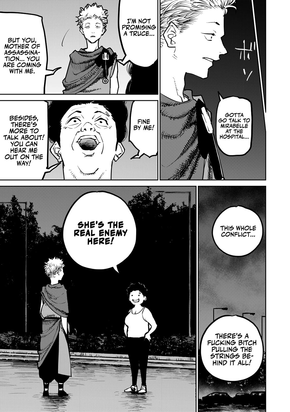 The Exiled Cheating Magician Enjoys a Carefree Second Life.: I Can Grant “Reinforcement Points” Not Only to Weapons, but to Anything, and I Can Revoke the Effects at Any Time I Choose. But Are Those Left Behind Okay? Chapter 26 page 39 - 