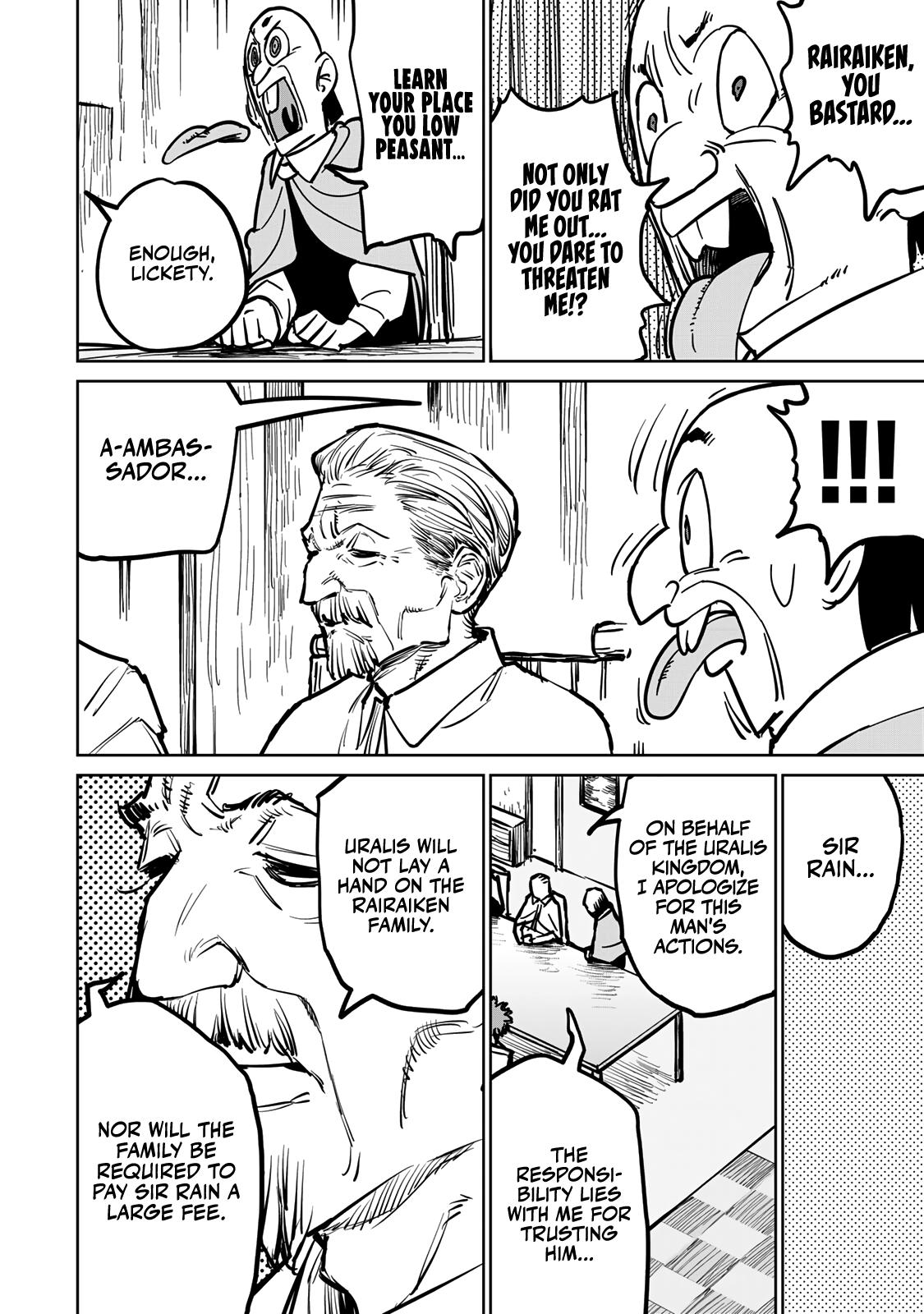 The Exiled Cheating Magician Enjoys a Carefree Second Life.: I Can Grant “Reinforcement Points” Not Only to Weapons, but to Anything, and I Can Revoke the Effects at Any Time I Choose. But Are Those Left Behind Okay? Chapter 29 page 37 - 