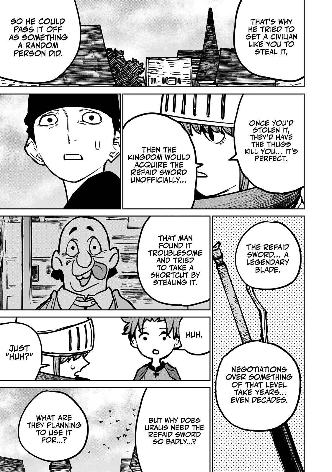 The Exiled Cheating Magician Enjoys a Carefree Second Life.: I Can Grant “Reinforcement Points” Not Only to Weapons, but to Anything, and I Can Revoke the Effects at Any Time I Choose. But Are Those Left Behind Okay? Chapter 29 page 40 - 