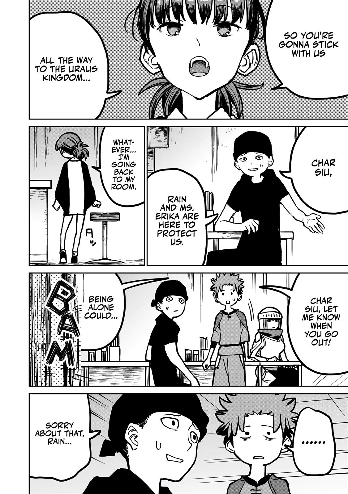 The Exiled Cheating Magician Enjoys a Carefree Second Life.: I Can Grant “Reinforcement Points” Not Only to Weapons, but to Anything, and I Can Revoke the Effects at Any Time I Choose. But Are Those Left Behind Okay? Chapter 29 page 5 - 