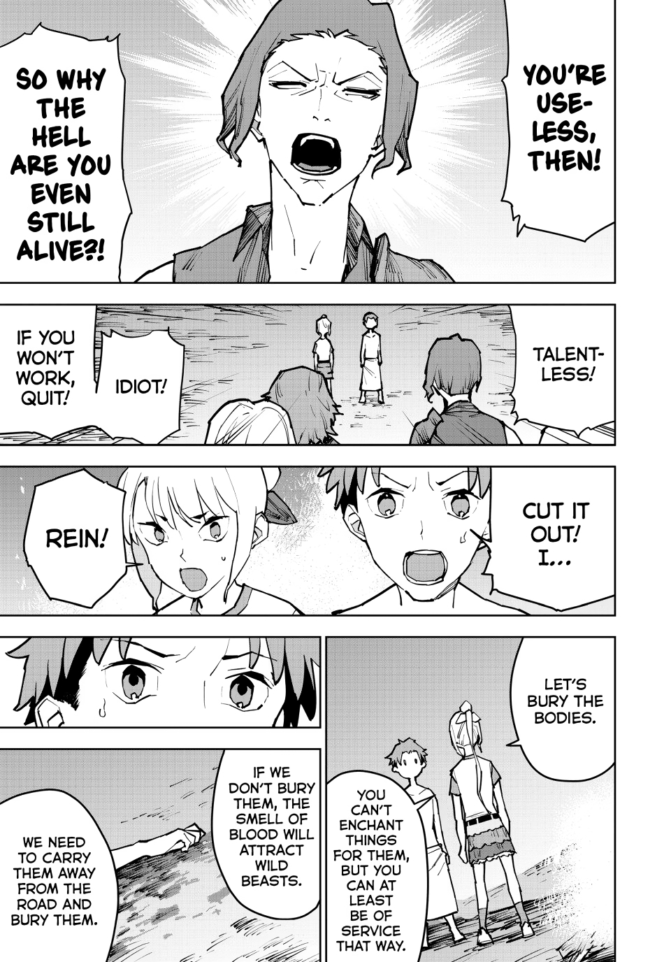 The Exiled Cheating Magician Enjoys a Carefree Second Life.: I Can Grant “Reinforcement Points” Not Only to Weapons, but to Anything, and I Can Revoke the Effects at Any Time I Choose. But Are Those Left Behind Okay? Chapter 3 page 21 - 